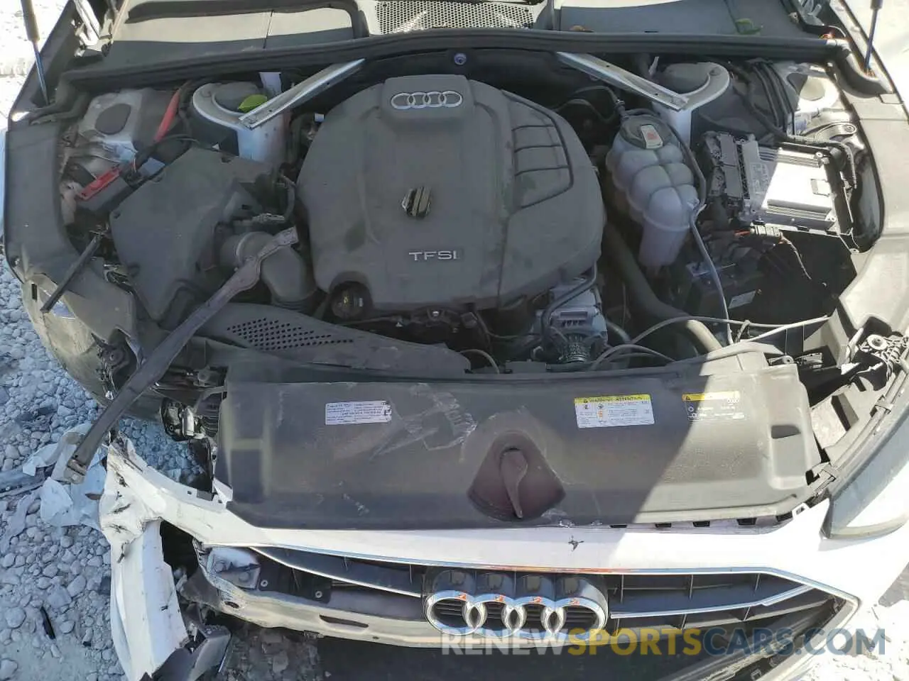 11 fotografías del automóvil dañado WAUGMAF41LN009636 AUDI A4 2020