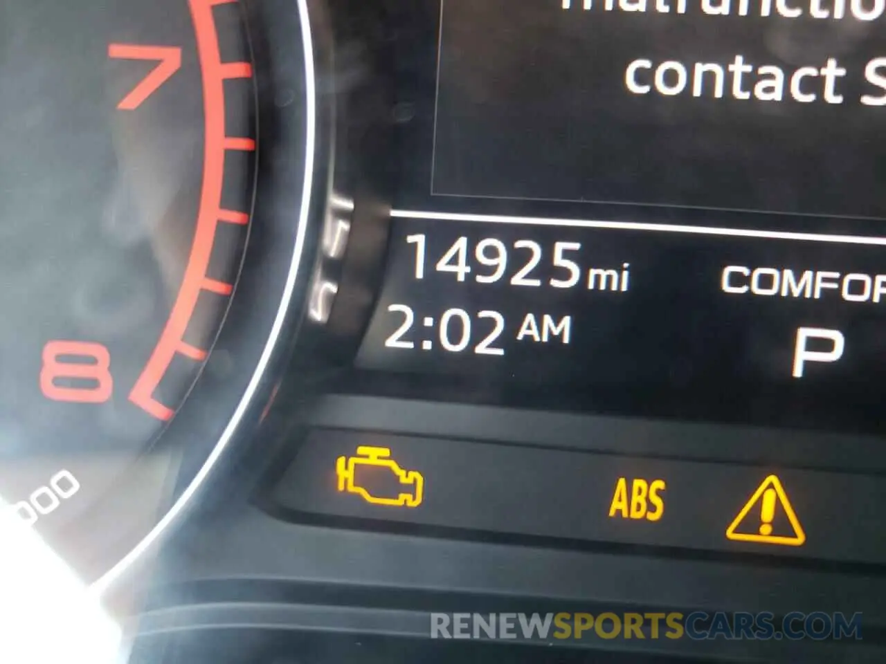 8 fotografías del automóvil dañado WAUGMAF42LN003862 AUDI A4 2020