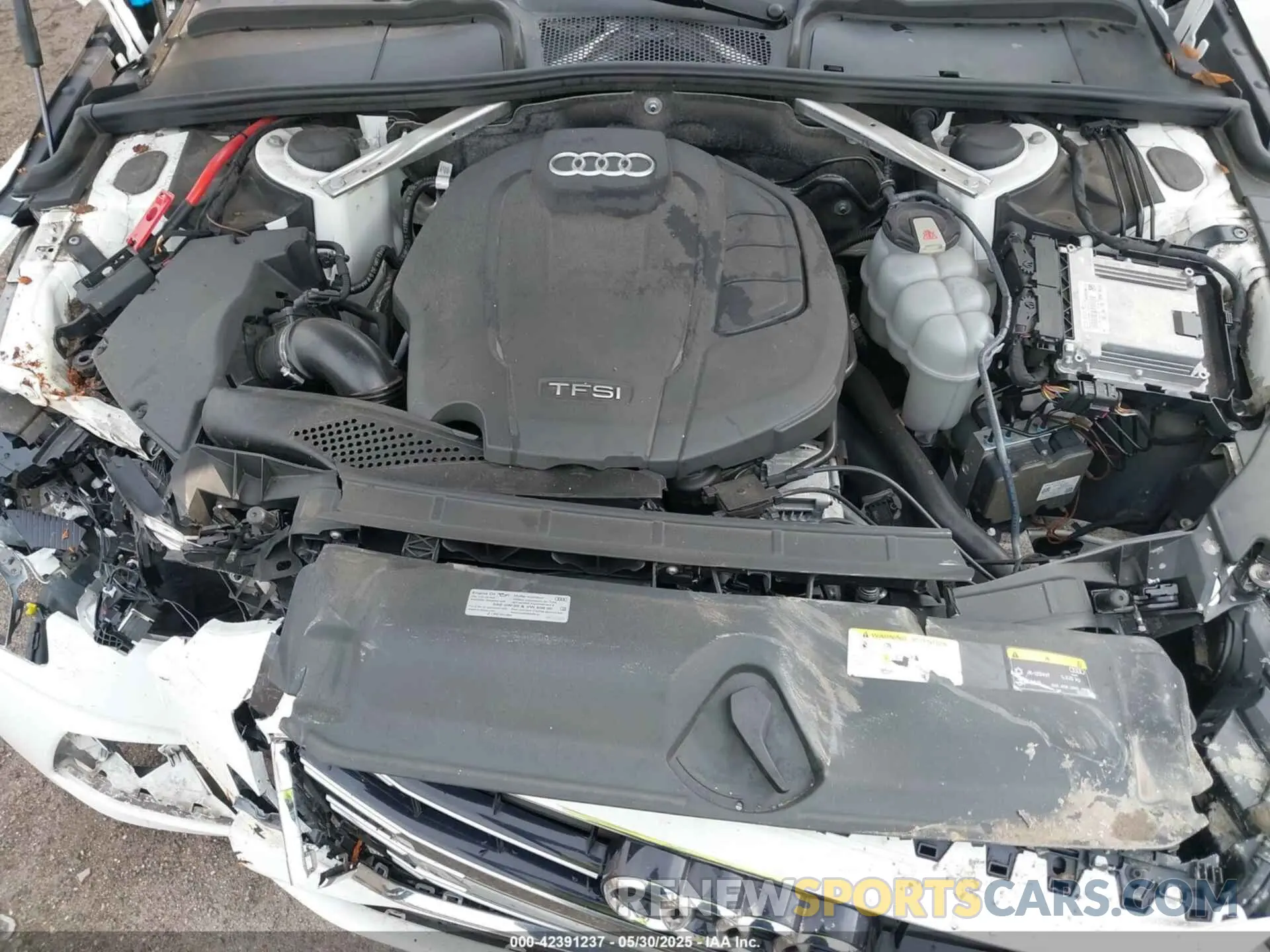 10 fotografías del automóvil dañado WAUGMAF49LA044903 AUDI A4 2020