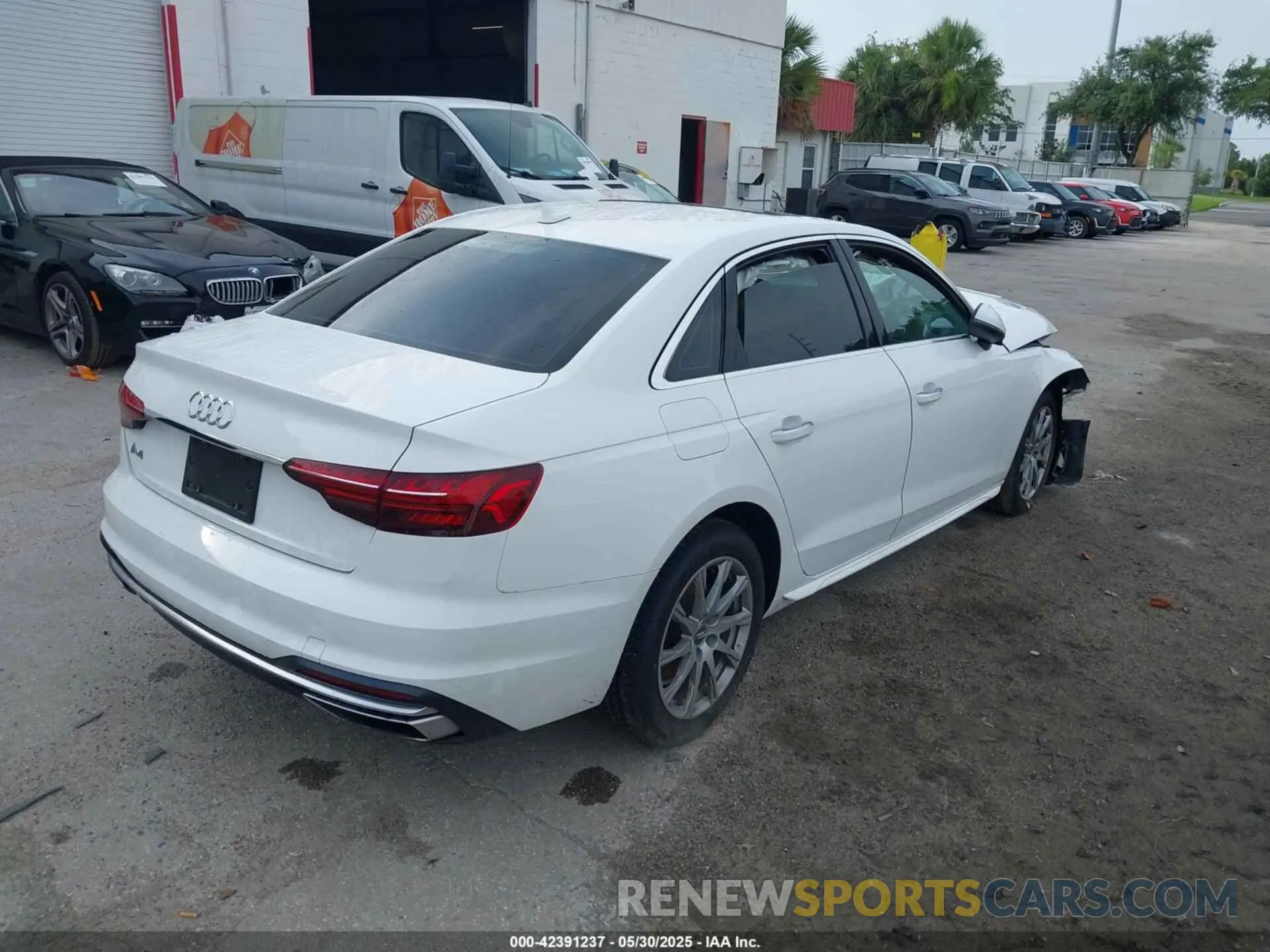 4 fotografías del automóvil dañado WAUGMAF49LA044903 AUDI A4 2020