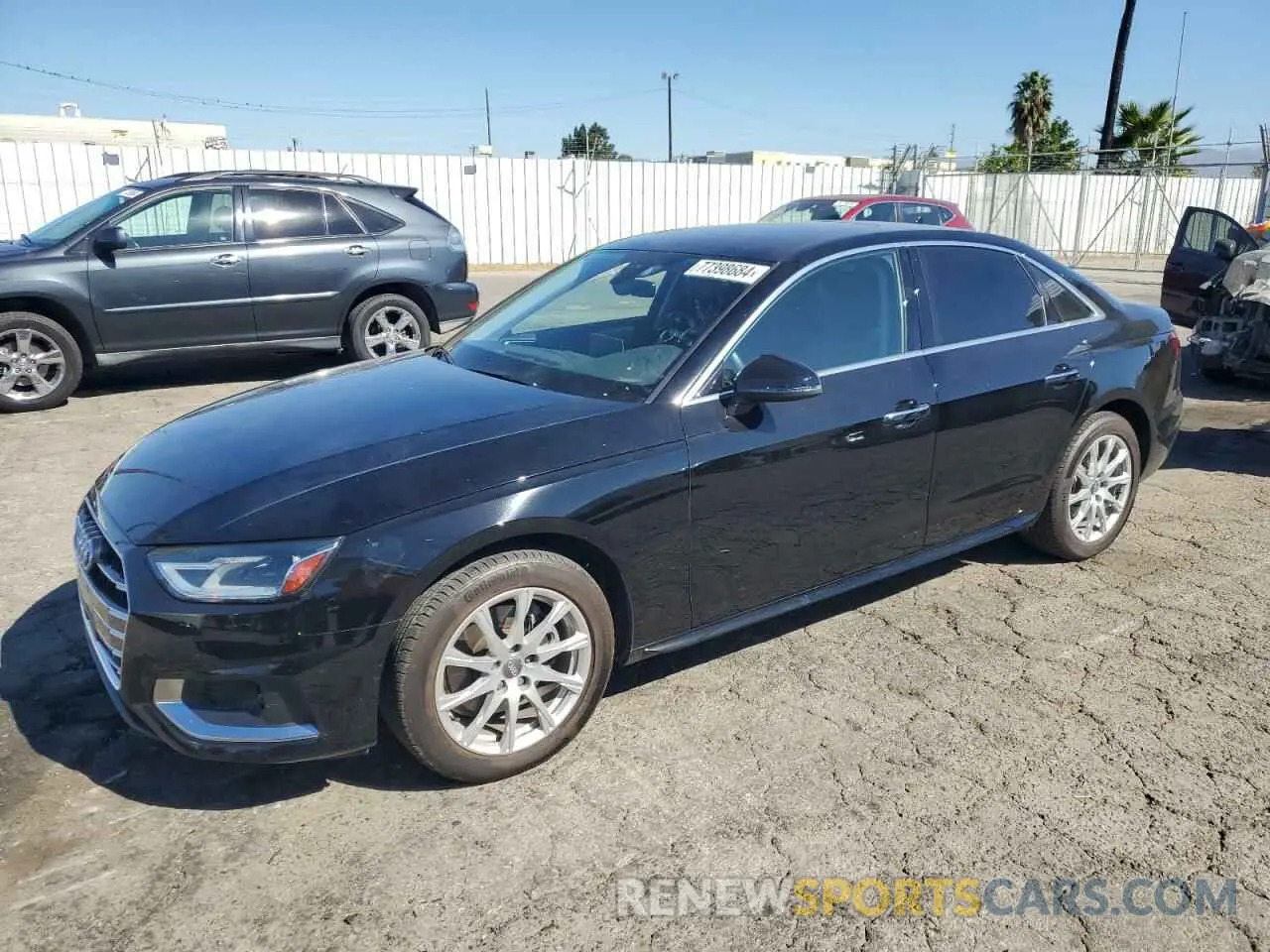 1 fotografías del automóvil dañado WAUGMAF49LN003762 AUDI A4 2020