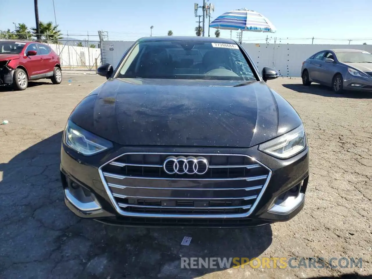 5 fotografías del automóvil dañado WAUGMAF49LN003762 AUDI A4 2020