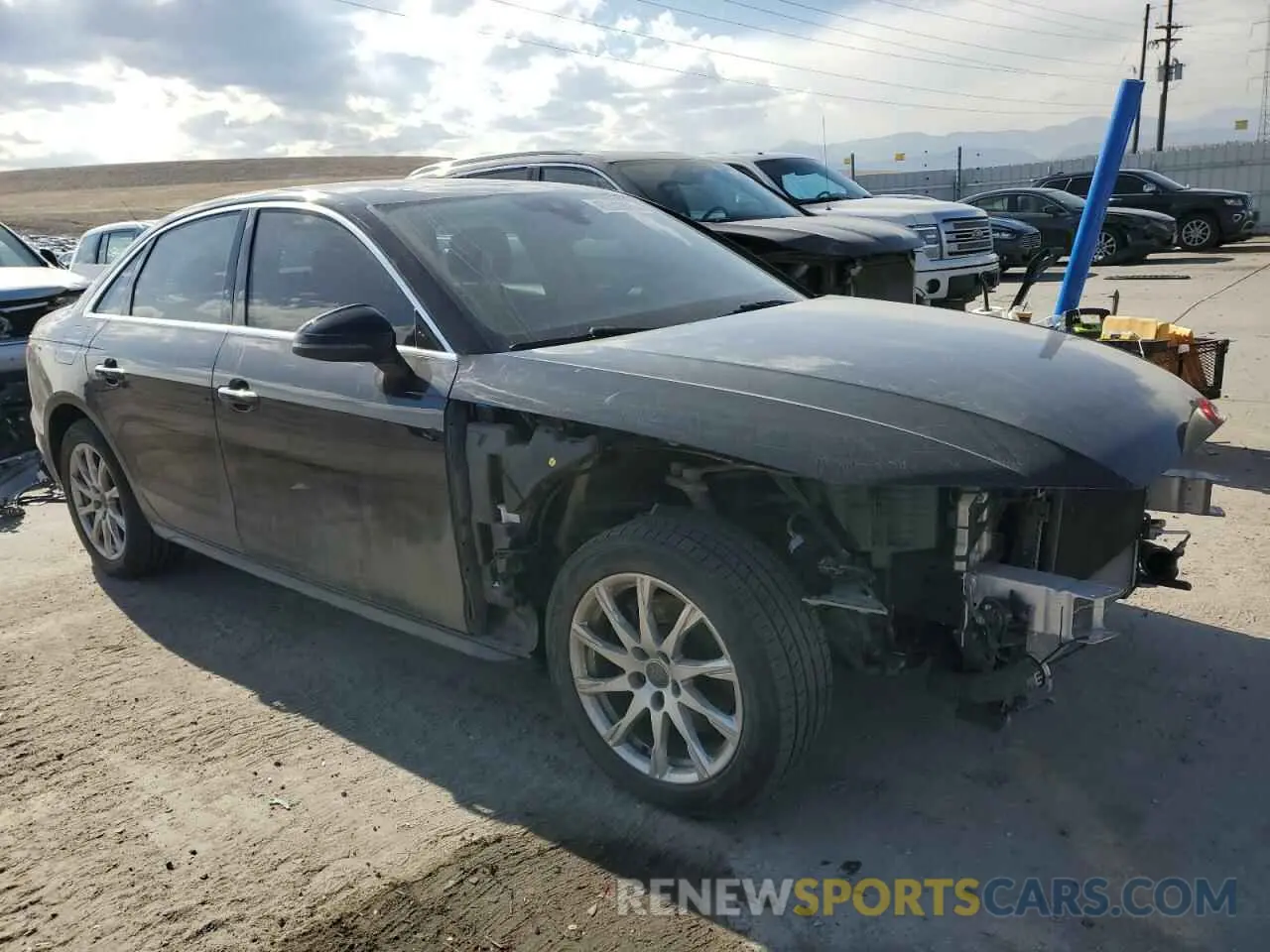 4 fotografías del automóvil dañado WAUGMAF4XLA059622 AUDI A4 2020