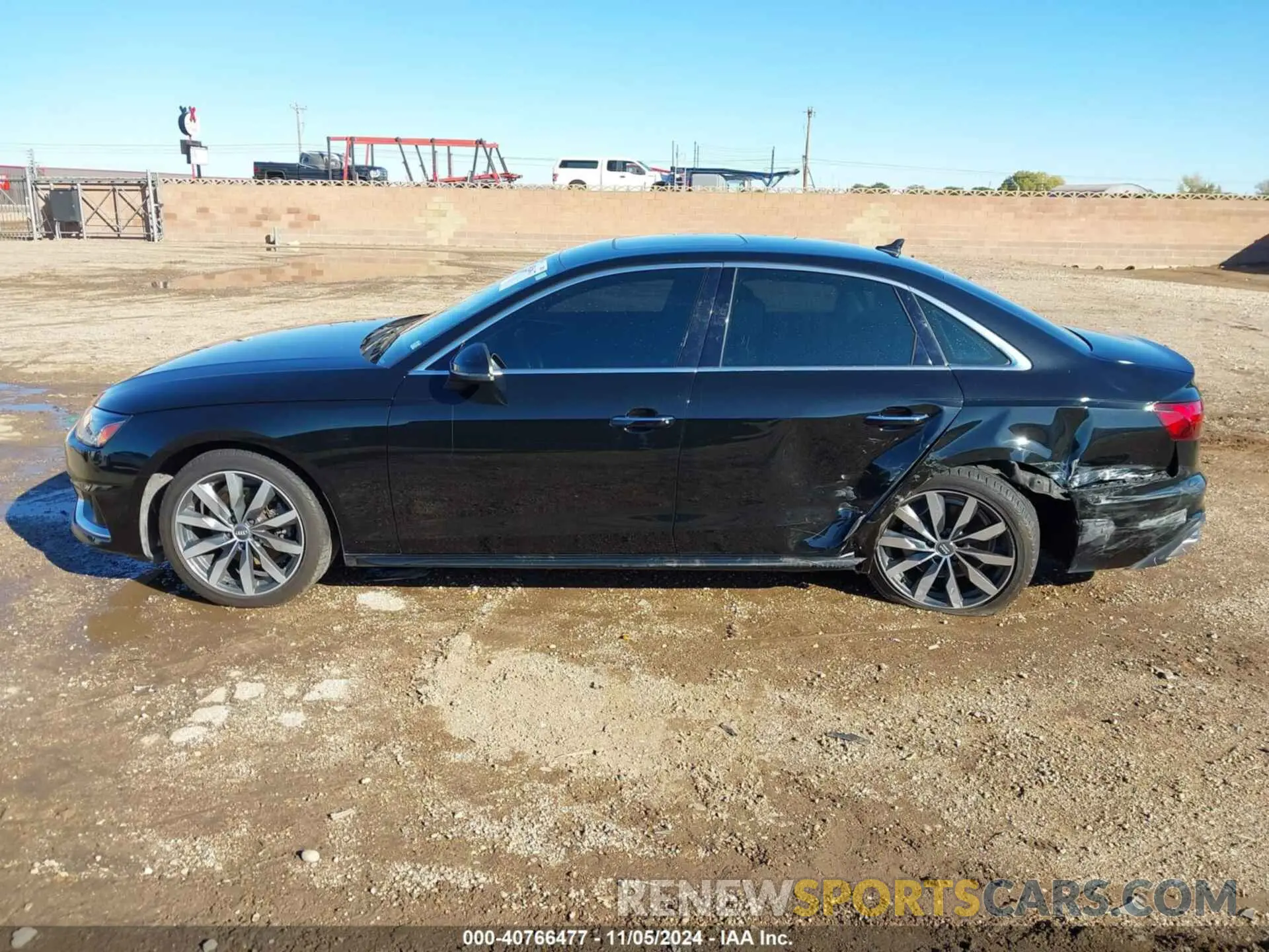 13 fotografías del automóvil dañado WAUGMAF4XLA072922 AUDI A4 2020