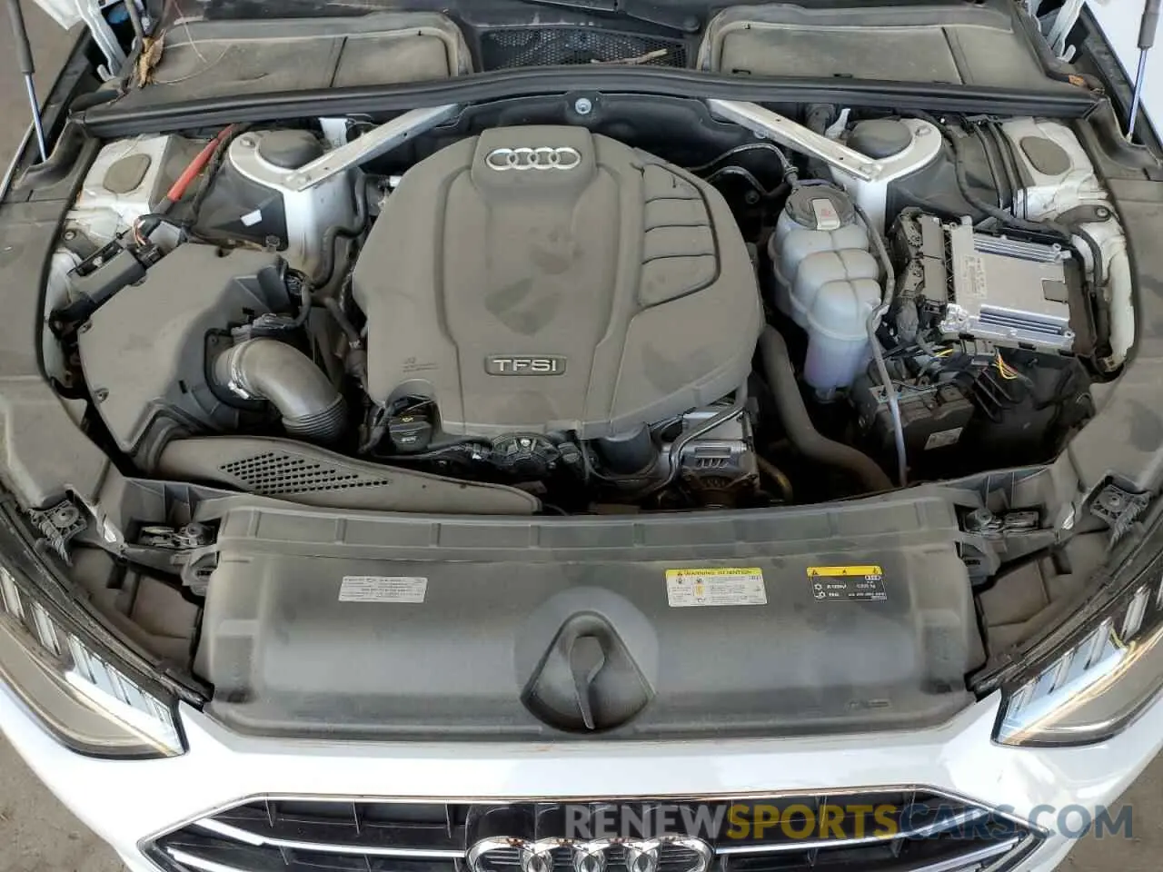 11 fotografías del automóvil dañado WAUHMAF40LA043224 AUDI A4 2020