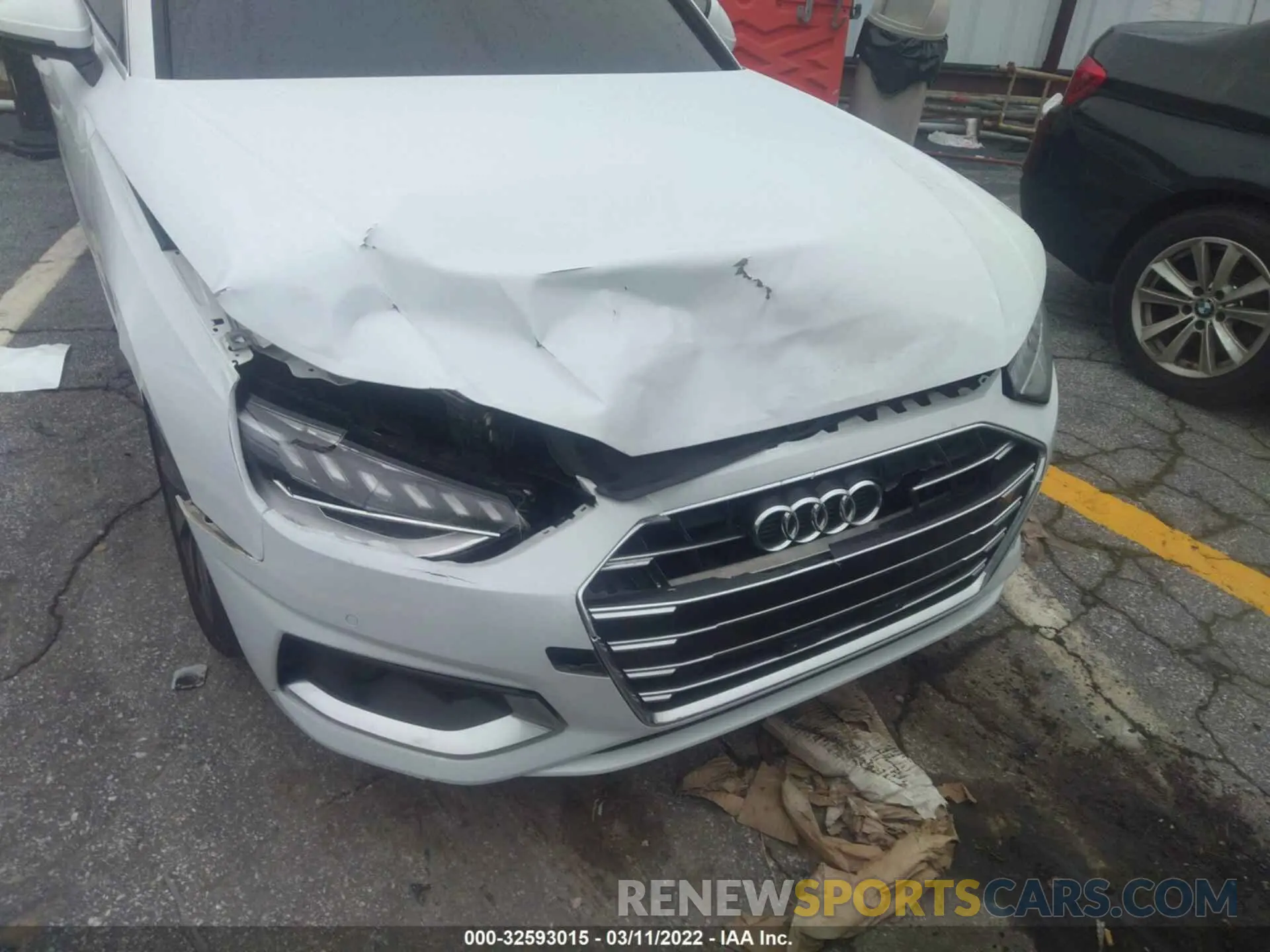 6 fotografías del automóvil dañado WAUHMAF45LN008610 AUDI A4 2020