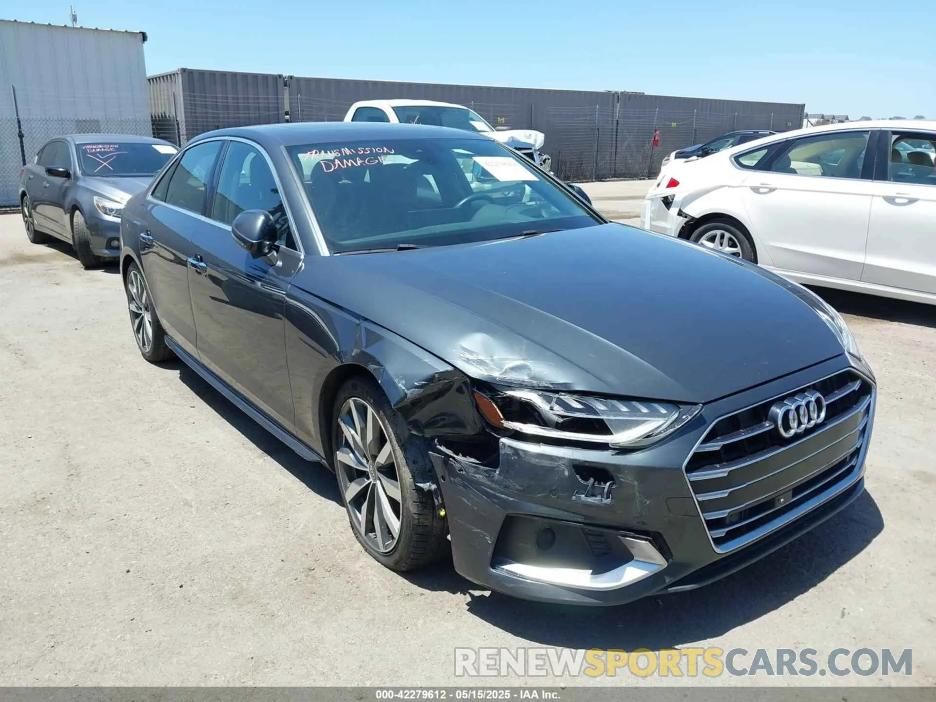 6 fotografías del automóvil dañado WAUJMAF40LN012727 AUDI A4 2020