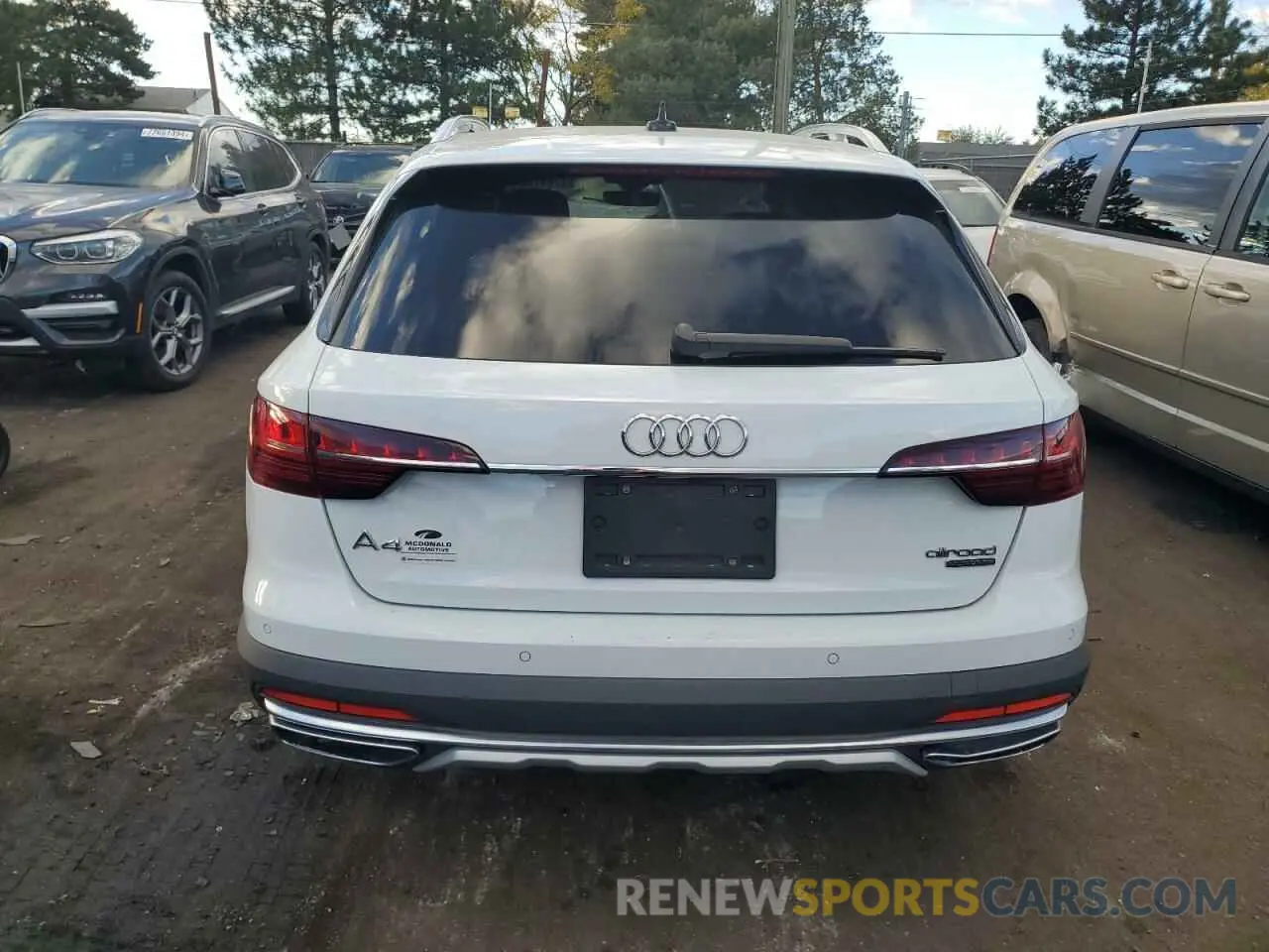 6 fotografías del automóvil dañado WA17AAF4XMA022769 AUDI A4 2021