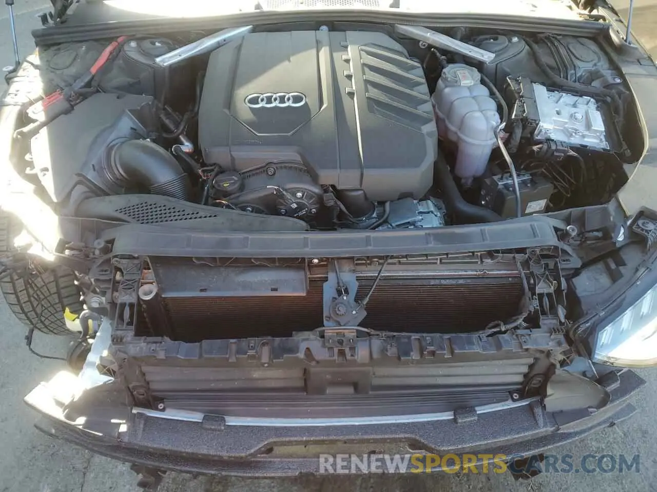 11 fotografías del automóvil dañado WA18AAF45MA035983 AUDI A4 2021