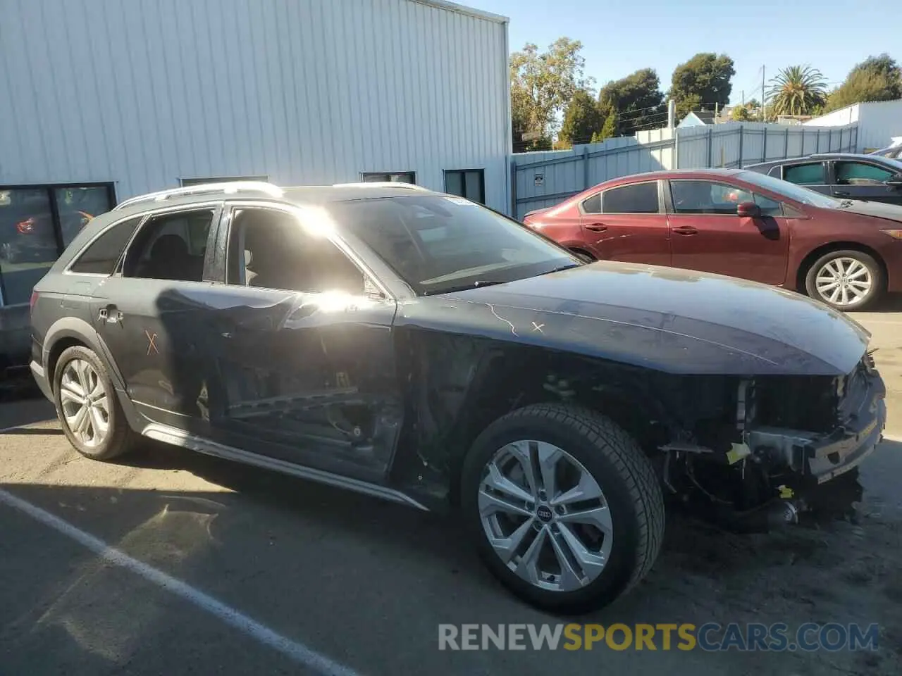 4 fotografías del automóvil dañado WA18AAF45MA035983 AUDI A4 2021