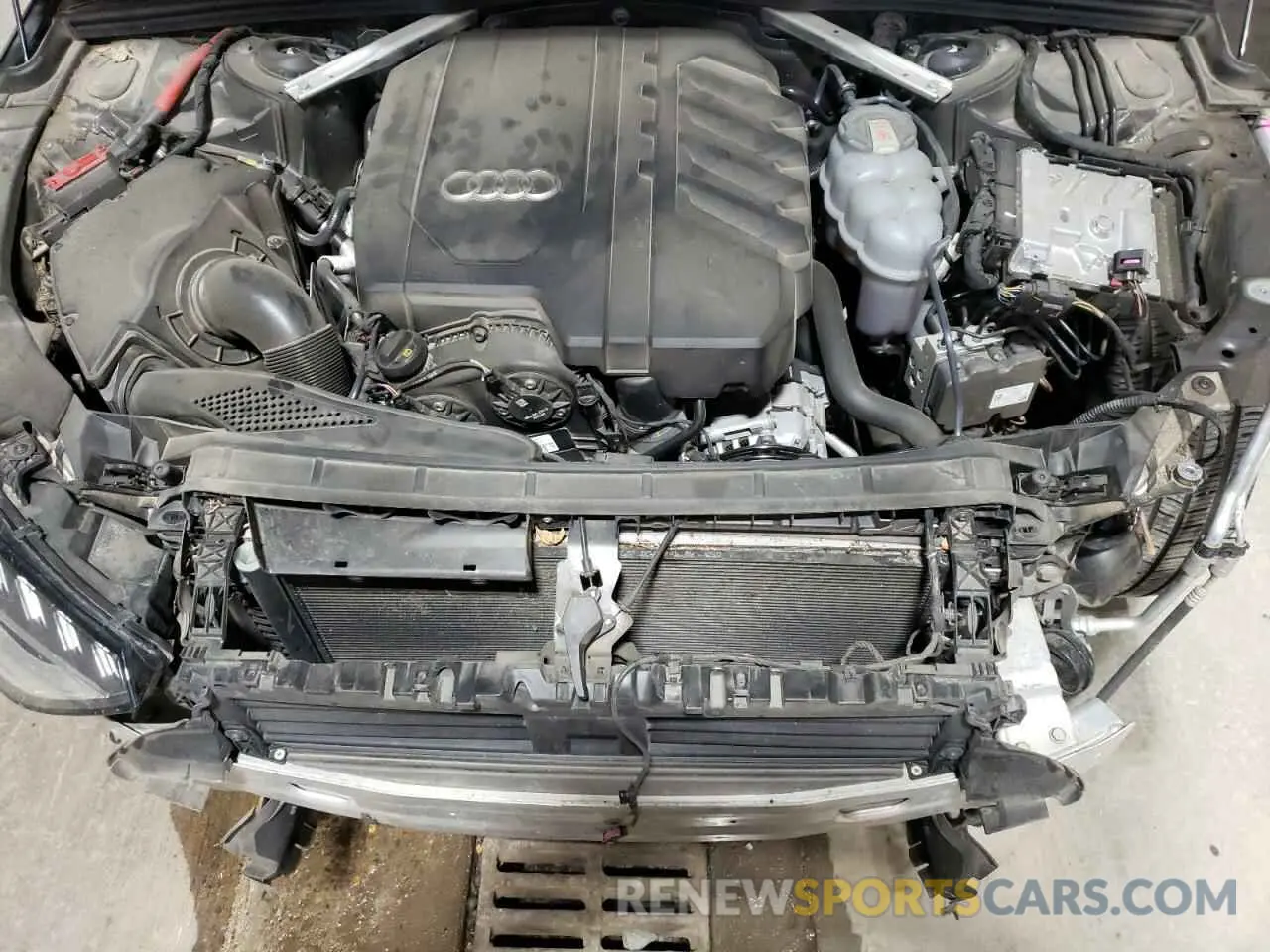 12 fotografías del automóvil dañado WA18AAF49MA046470 AUDI A4 2021