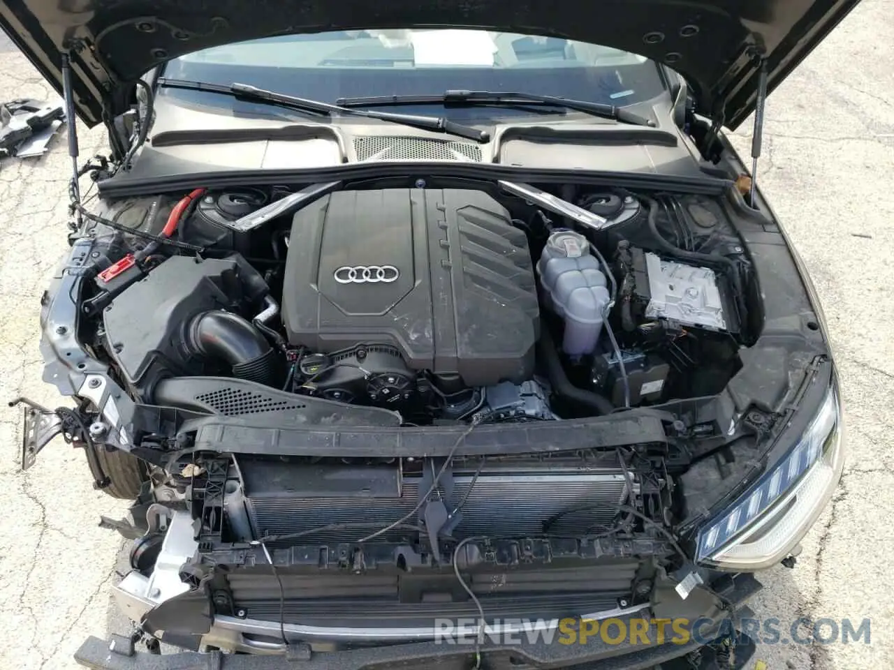 7 fotografías del automóvil dañado WA19ABF48MA085836 AUDI A4 2021