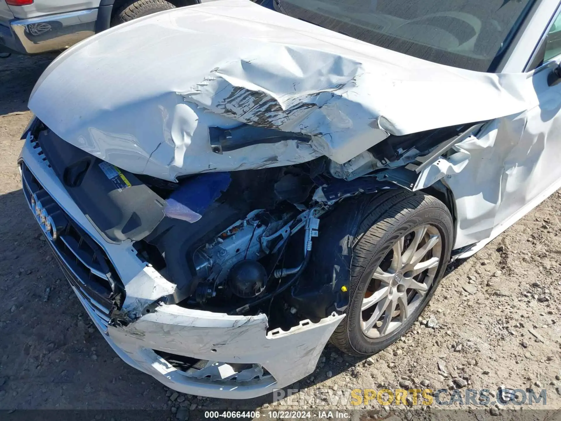 6 fotografías del automóvil dañado WAUABAF41MA014548 AUDI A4 2021
