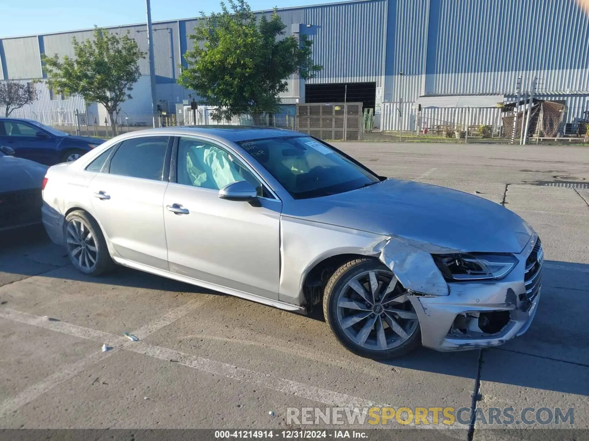 1 fotografías del automóvil dañado WAUABAF41MA064608 AUDI A4 2021