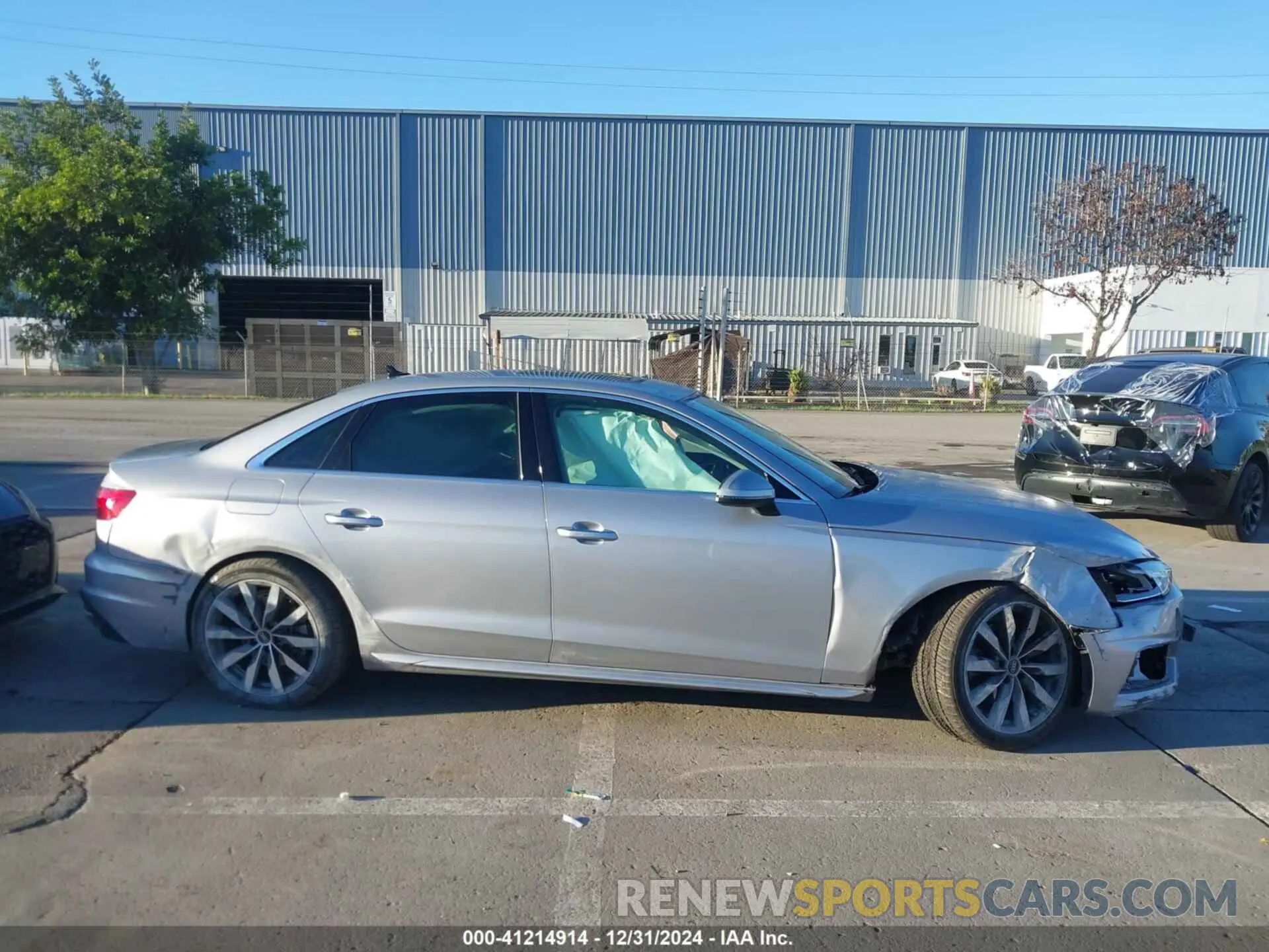 13 fotografías del automóvil dañado WAUABAF41MA064608 AUDI A4 2021