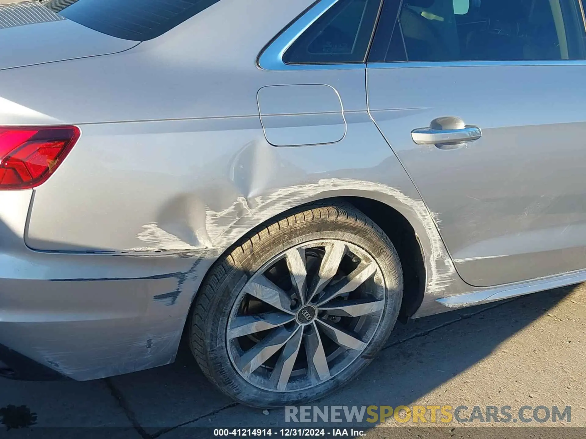 6 fotografías del automóvil dañado WAUABAF41MA064608 AUDI A4 2021