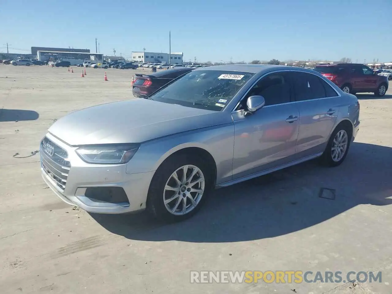 1 fotografías del automóvil dañado WAUABAF42MN012963 AUDI A4 2021