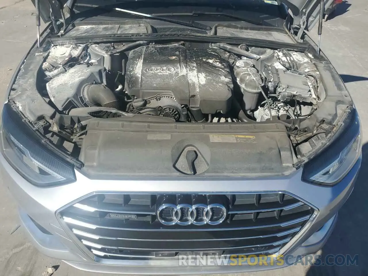 11 fotografías del automóvil dañado WAUABAF42MN012963 AUDI A4 2021