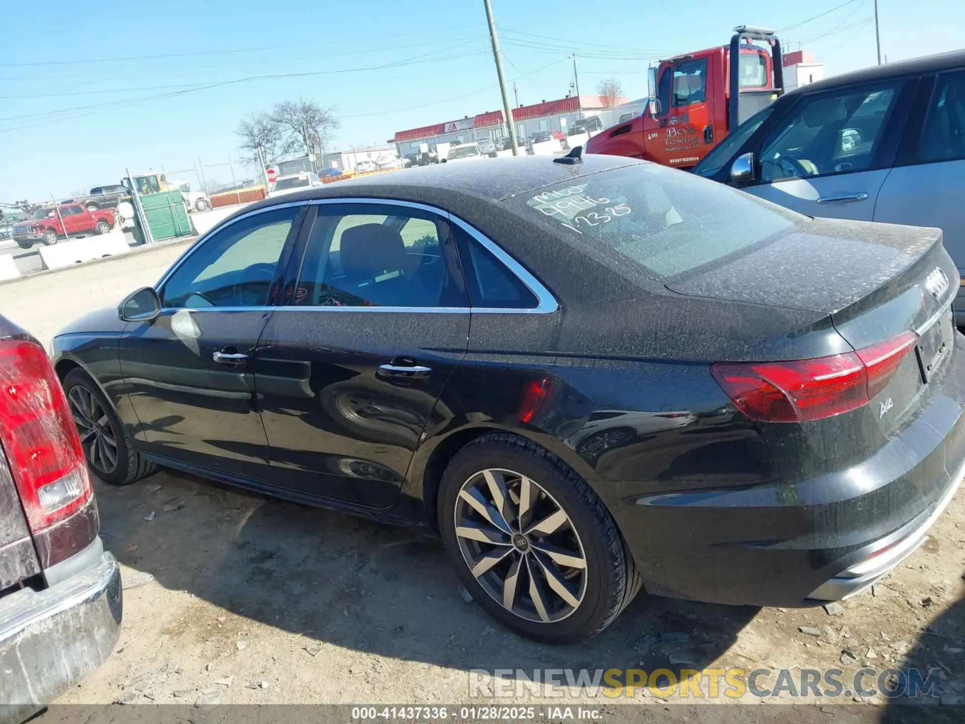 14 fotografías del automóvil dañado WAUABAF43MA034946 AUDI A4 2021