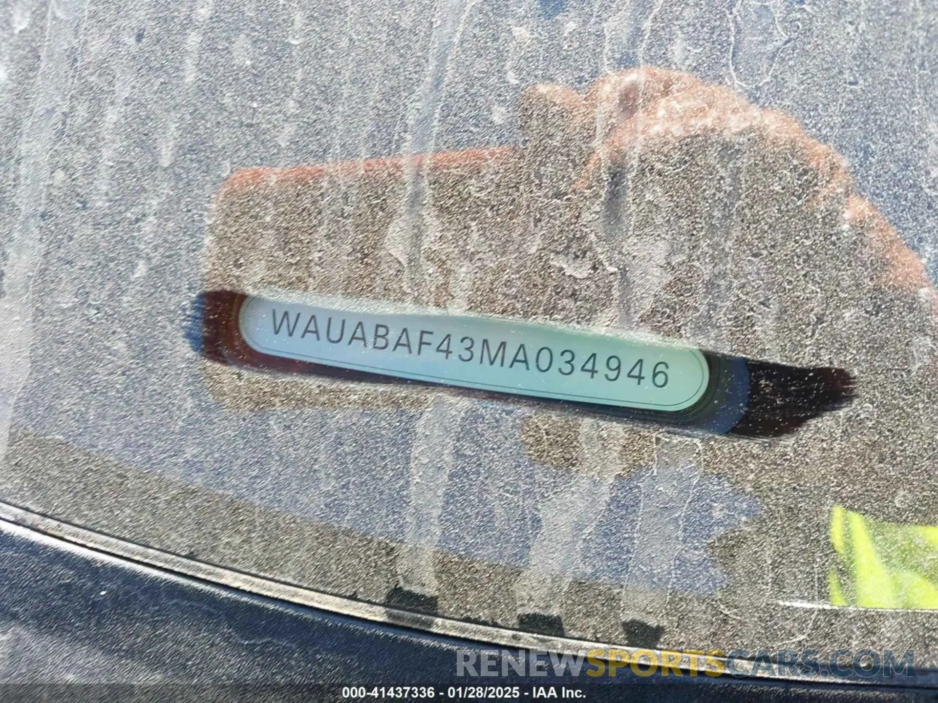 9 fotografías del automóvil dañado WAUABAF43MA034946 AUDI A4 2021