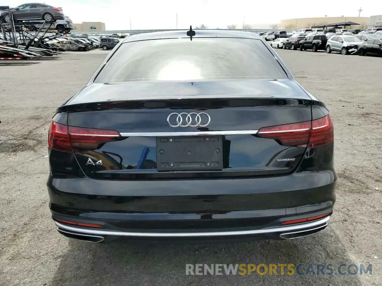 6 fotografías del automóvil dañado WAUABAF44MA086151 AUDI A4 2021