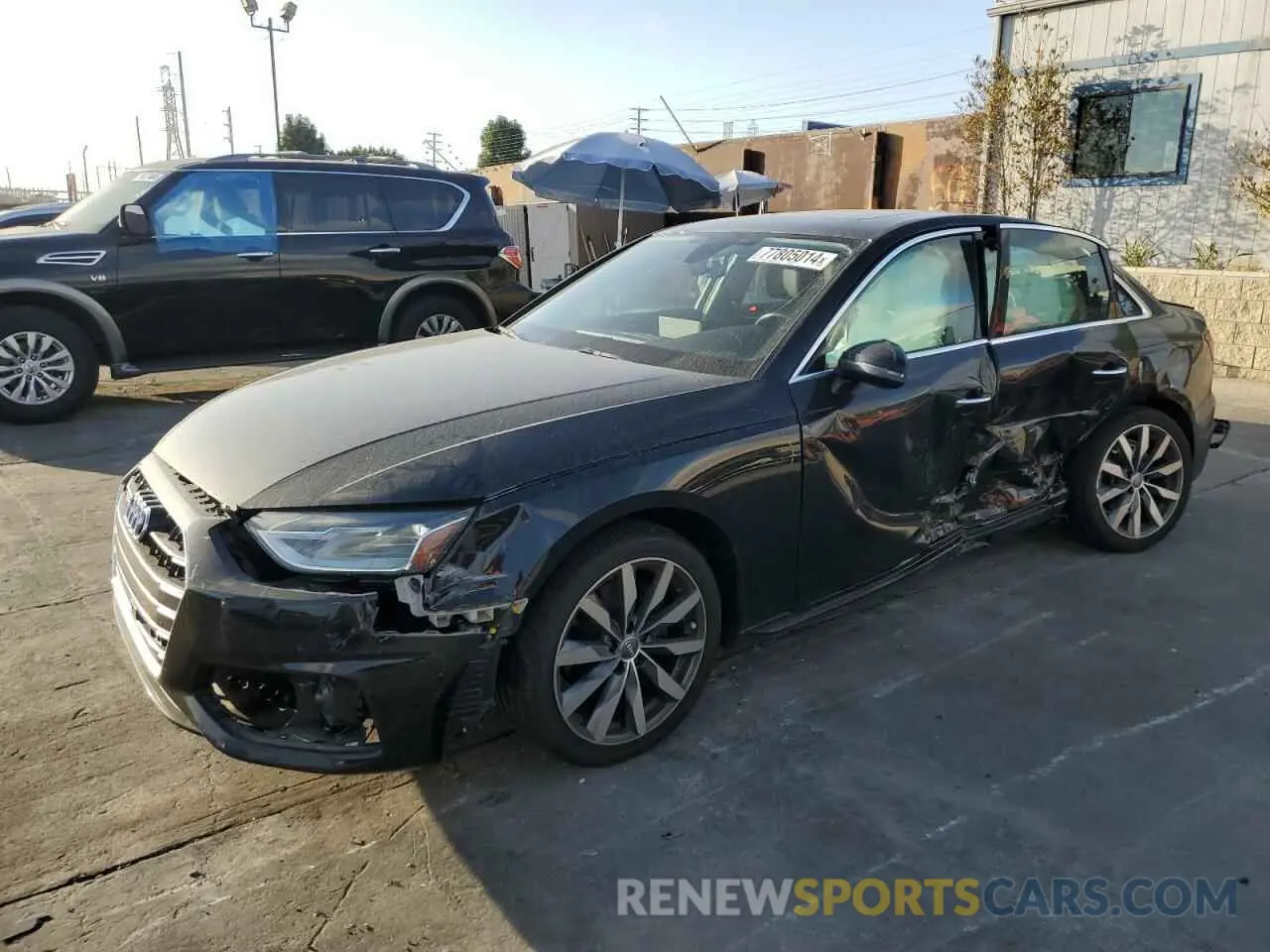 1 fotografías del automóvil dañado WAUABAF44MN006663 AUDI A4 2021