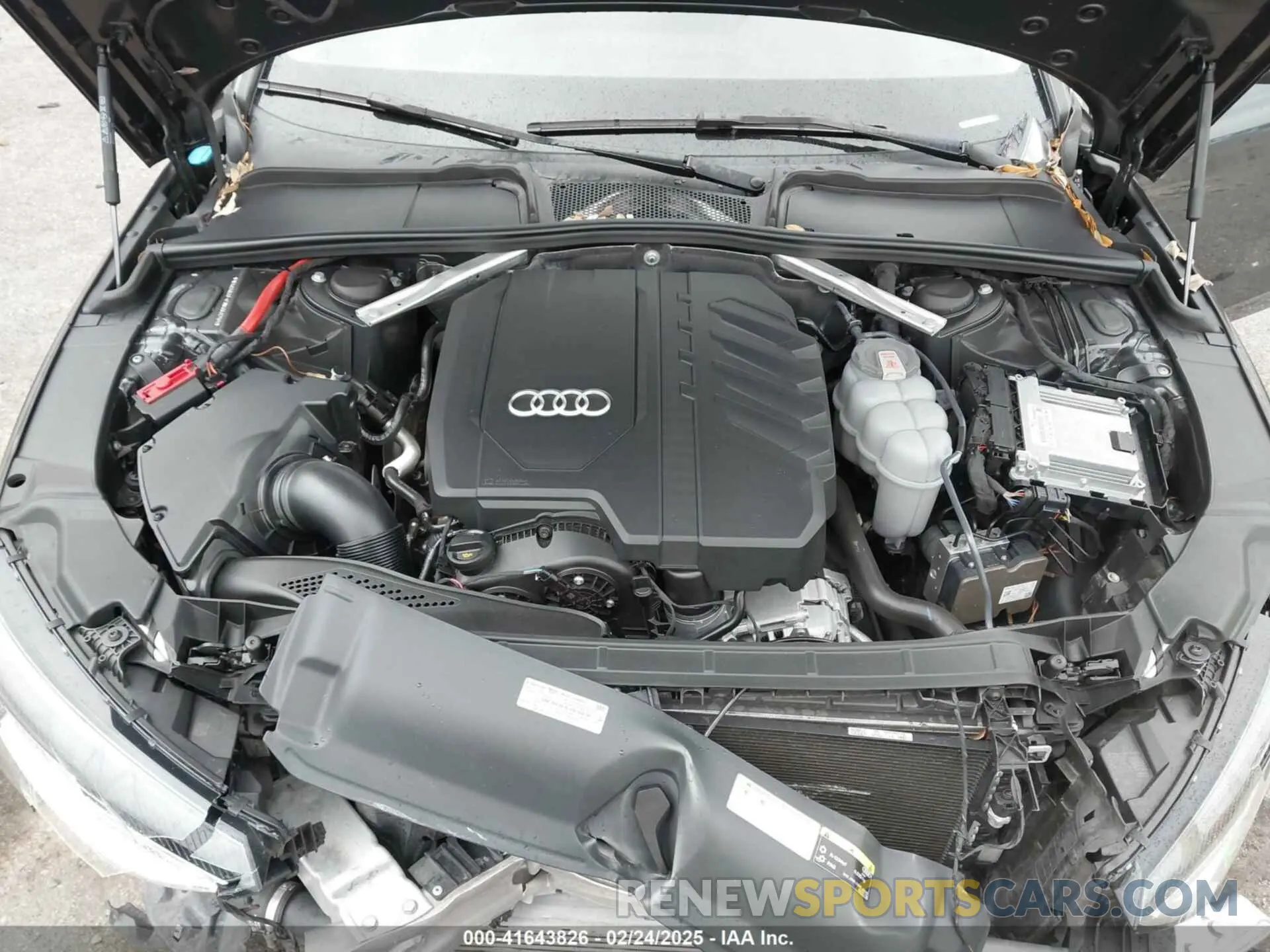 10 fotografías del automóvil dañado WAUABAF45MA068709 AUDI A4 2021
