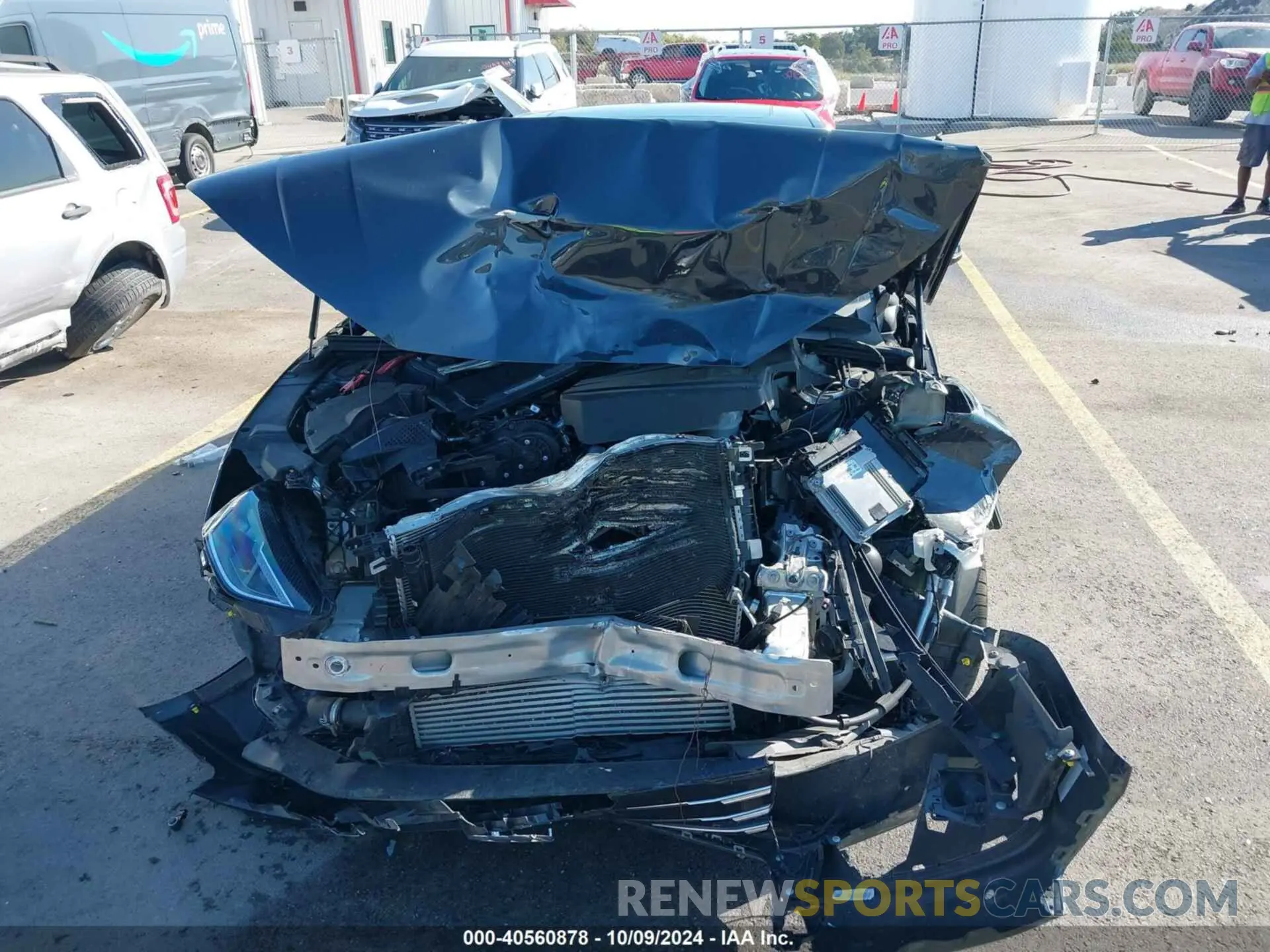 12 fotografías del automóvil dañado WAUABAF45MN010110 AUDI A4 2021