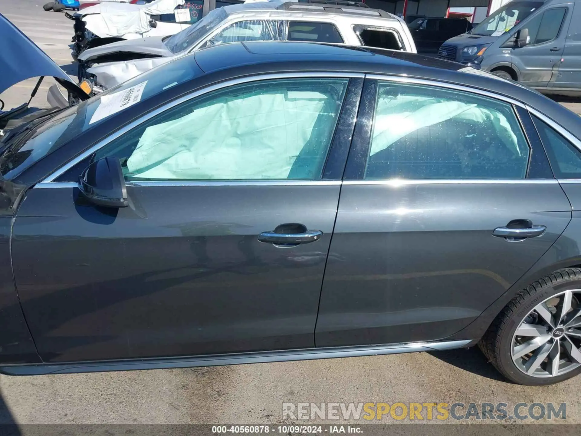14 fotografías del automóvil dañado WAUABAF45MN010110 AUDI A4 2021