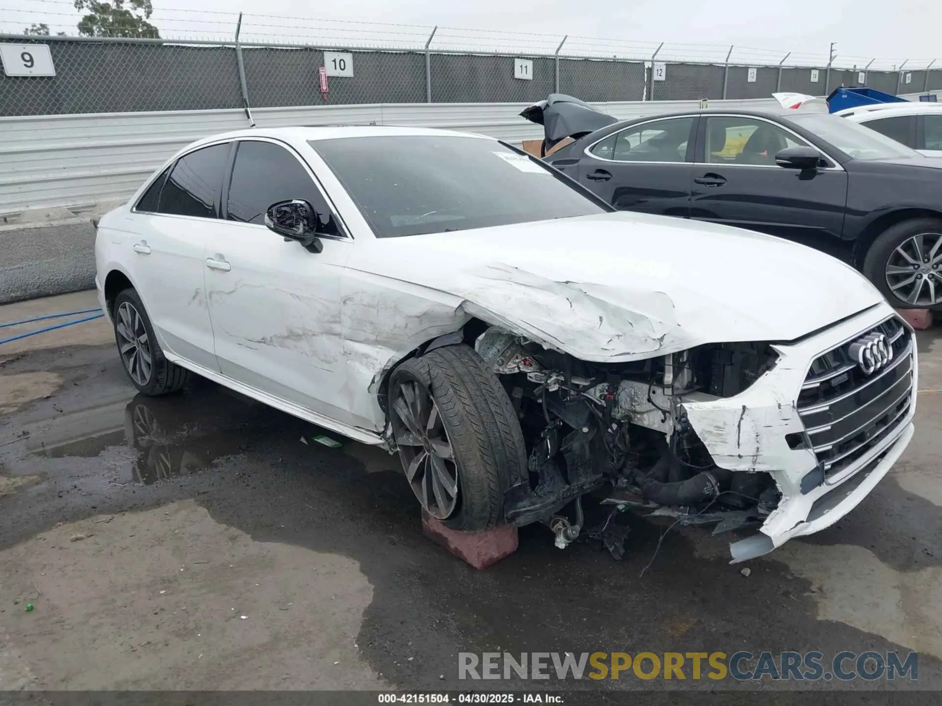 1 fotografías del automóvil dañado WAUABAF46MA051529 AUDI A4 2021