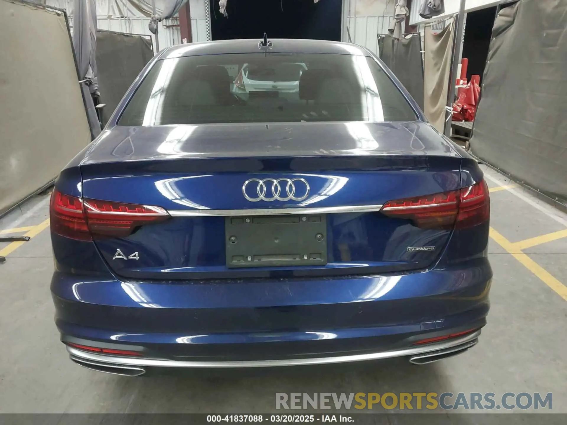 17 fotografías del automóvil dañado WAUABAF46MA086264 AUDI A4 2021