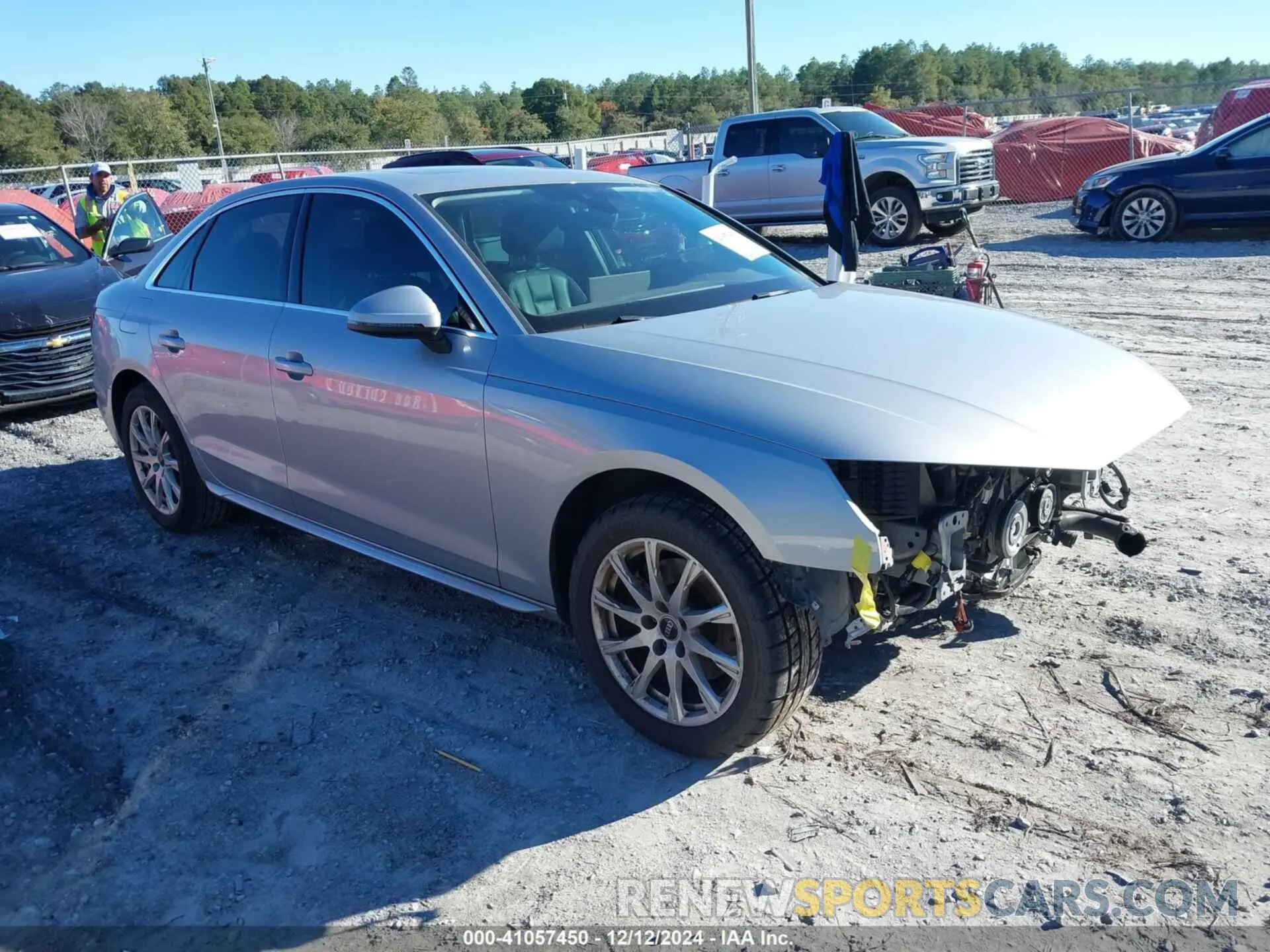 1 fotografías del automóvil dañado WAUABAF47MA033444 AUDI A4 2021