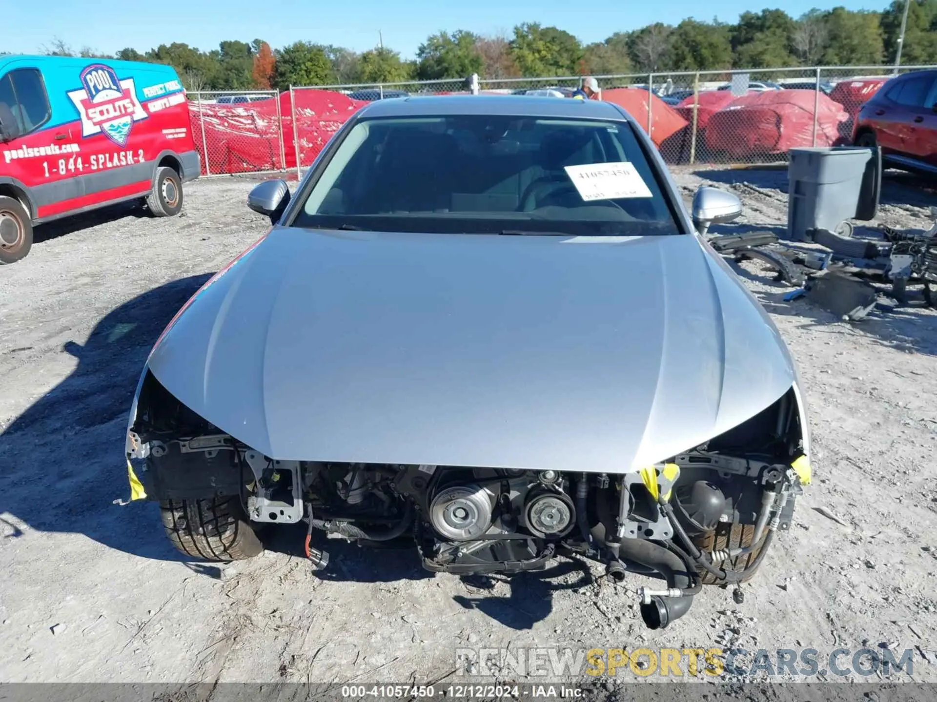 13 fotografías del automóvil dañado WAUABAF47MA033444 AUDI A4 2021