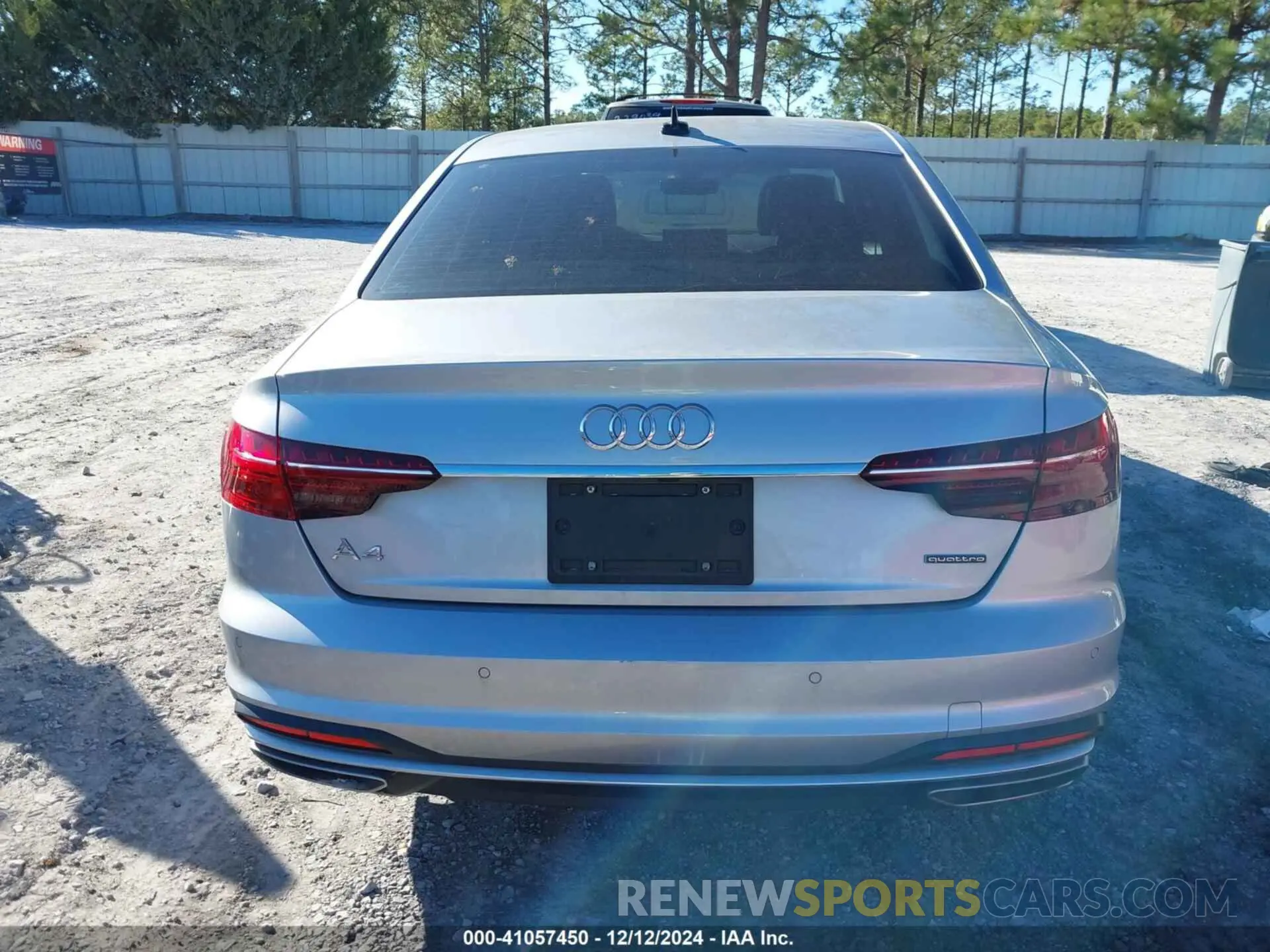 17 fotografías del automóvil dañado WAUABAF47MA033444 AUDI A4 2021