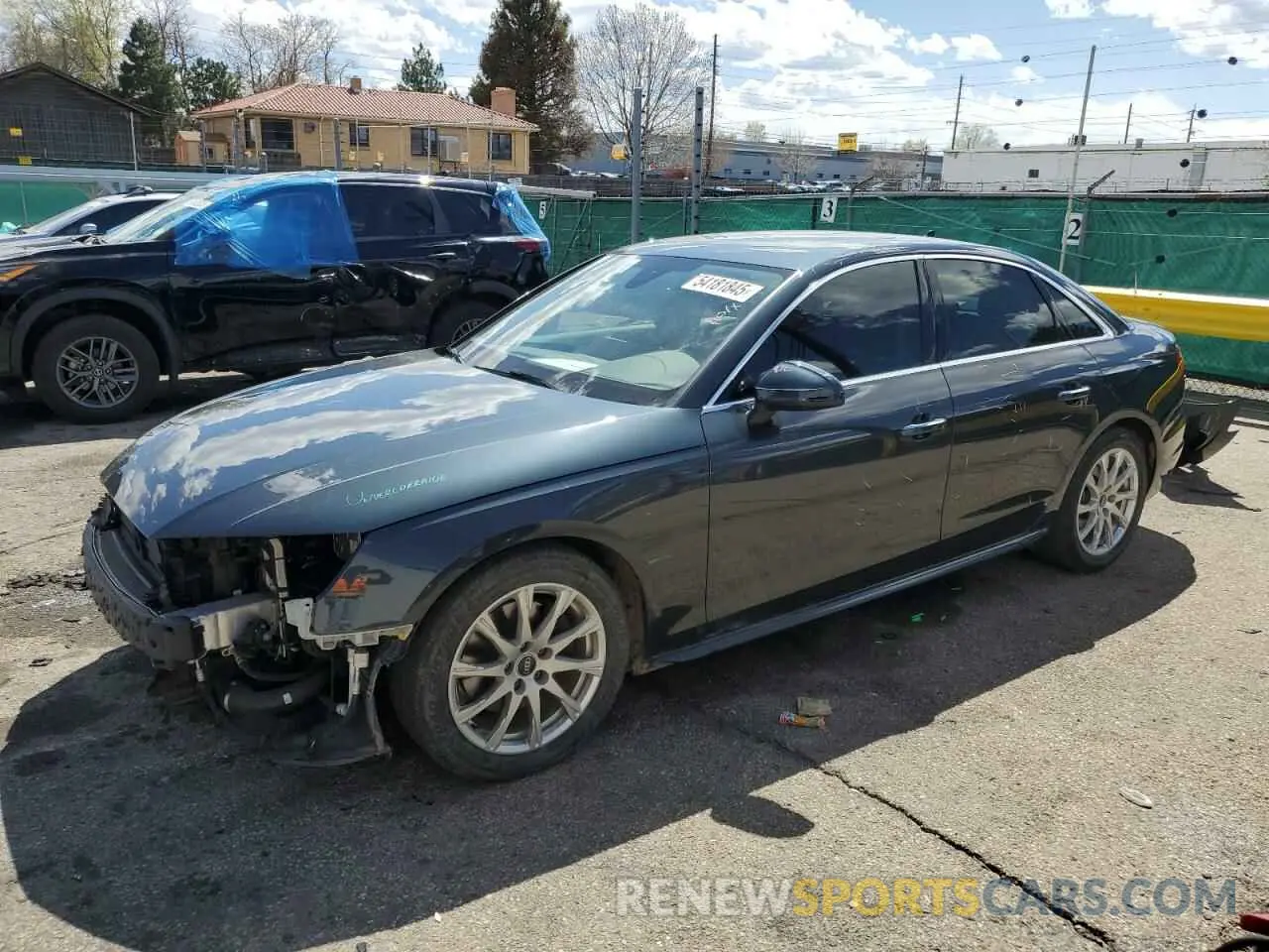 1 fotografías del automóvil dañado WAUABAF48MA087318 AUDI A4 2021