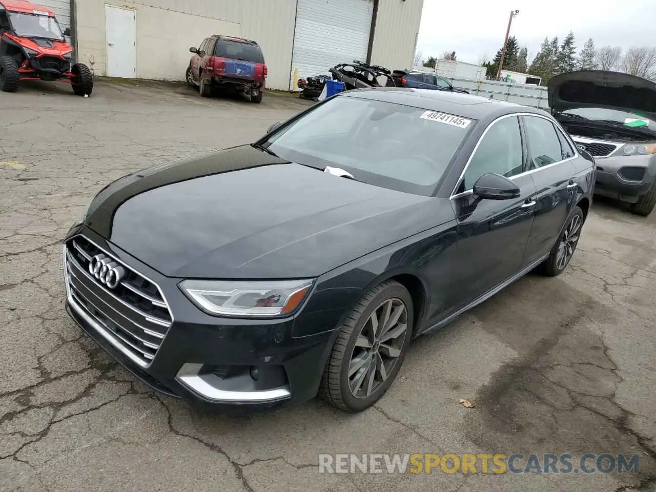 1 fotografías del automóvil dañado WAUABAF48MN013034 AUDI A4 2021