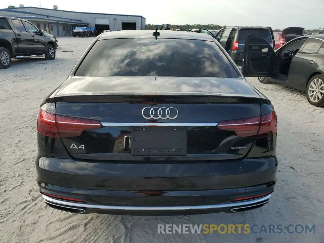 6 fotografías del automóvil dañado WAUABAF49MA087361 AUDI A4 2021