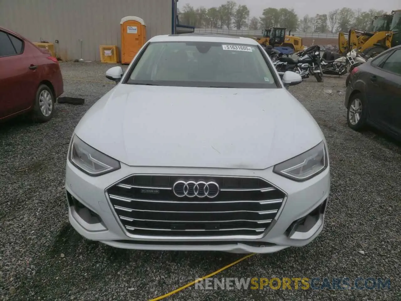 5 fotografías del automóvil dañado WAUABAF4XMA060539 AUDI A4 2021