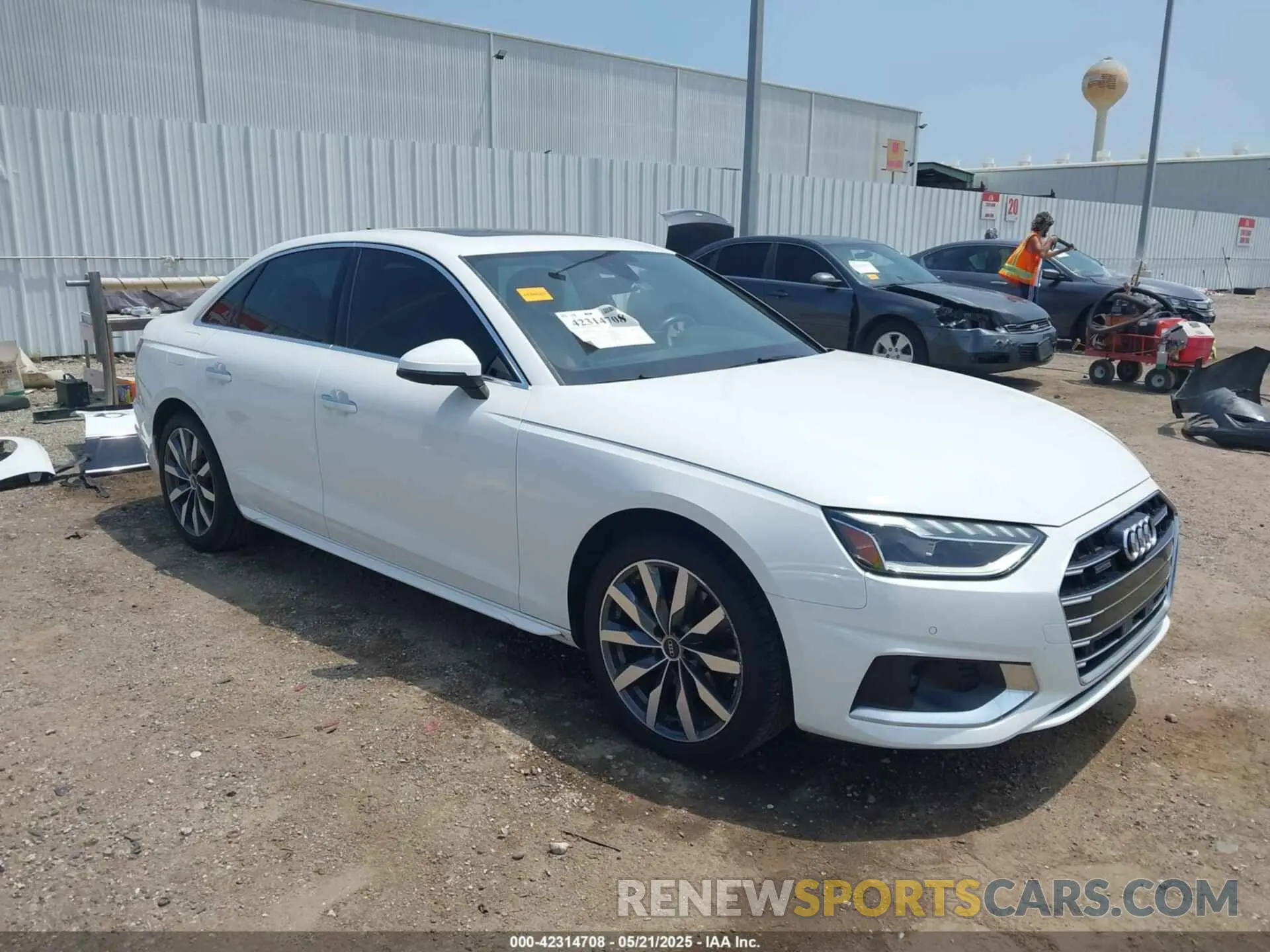 1 fotografías del automóvil dañado WAUBBAF46MA085653 AUDI A4 2021