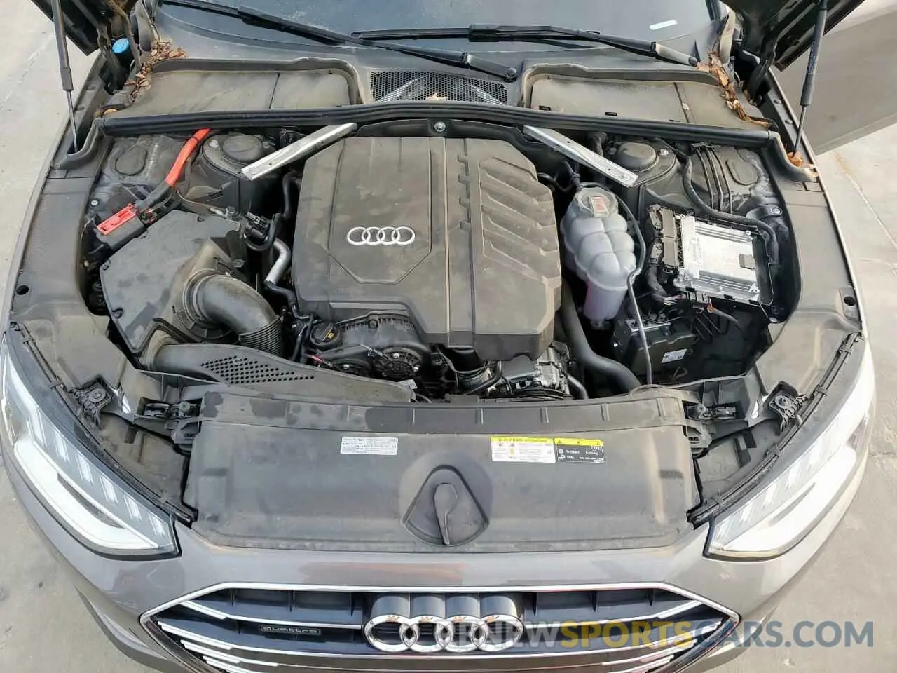11 fotografías del automóvil dañado WAUBBAF46MN007916 AUDI A4 2021