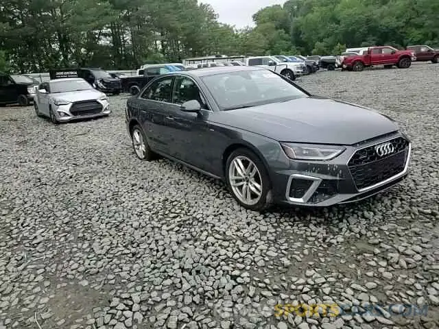 13 fotografías del automóvil dañado WAUDAAF41MN011075 AUDI A4 2021