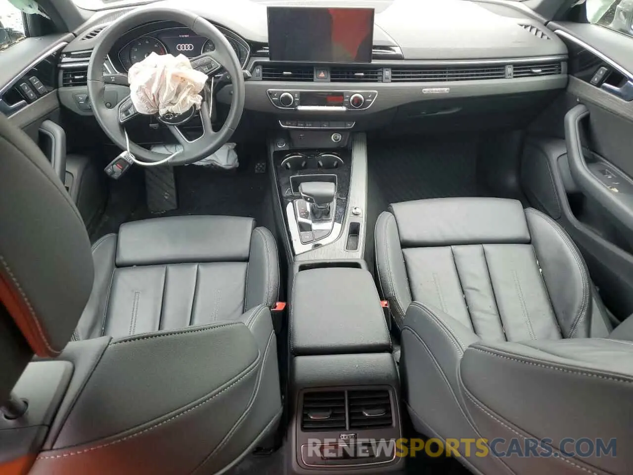8 fotografías del automóvil dañado WAUDAAF41MN011075 AUDI A4 2021