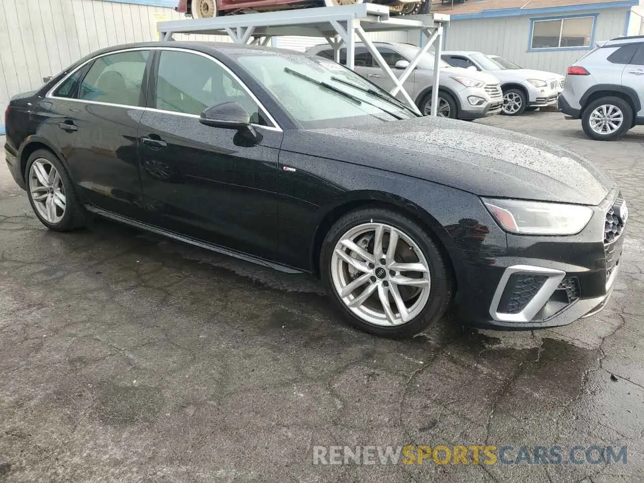 4 fotografías del automóvil dañado WAUDAAF44MA043817 AUDI A4 2021