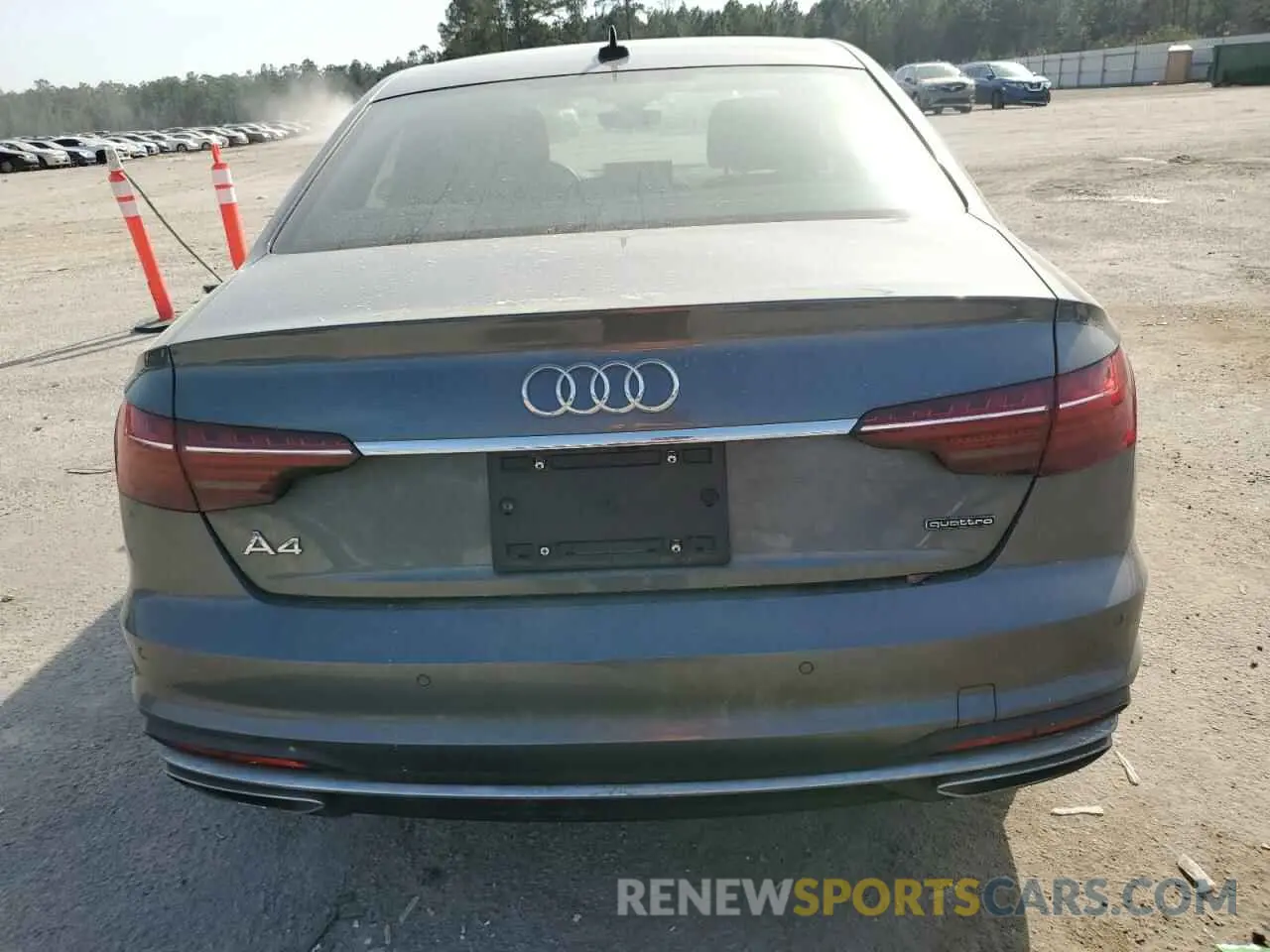 6 fotografías del automóvil dañado WAUDAAF44MA055417 AUDI A4 2021