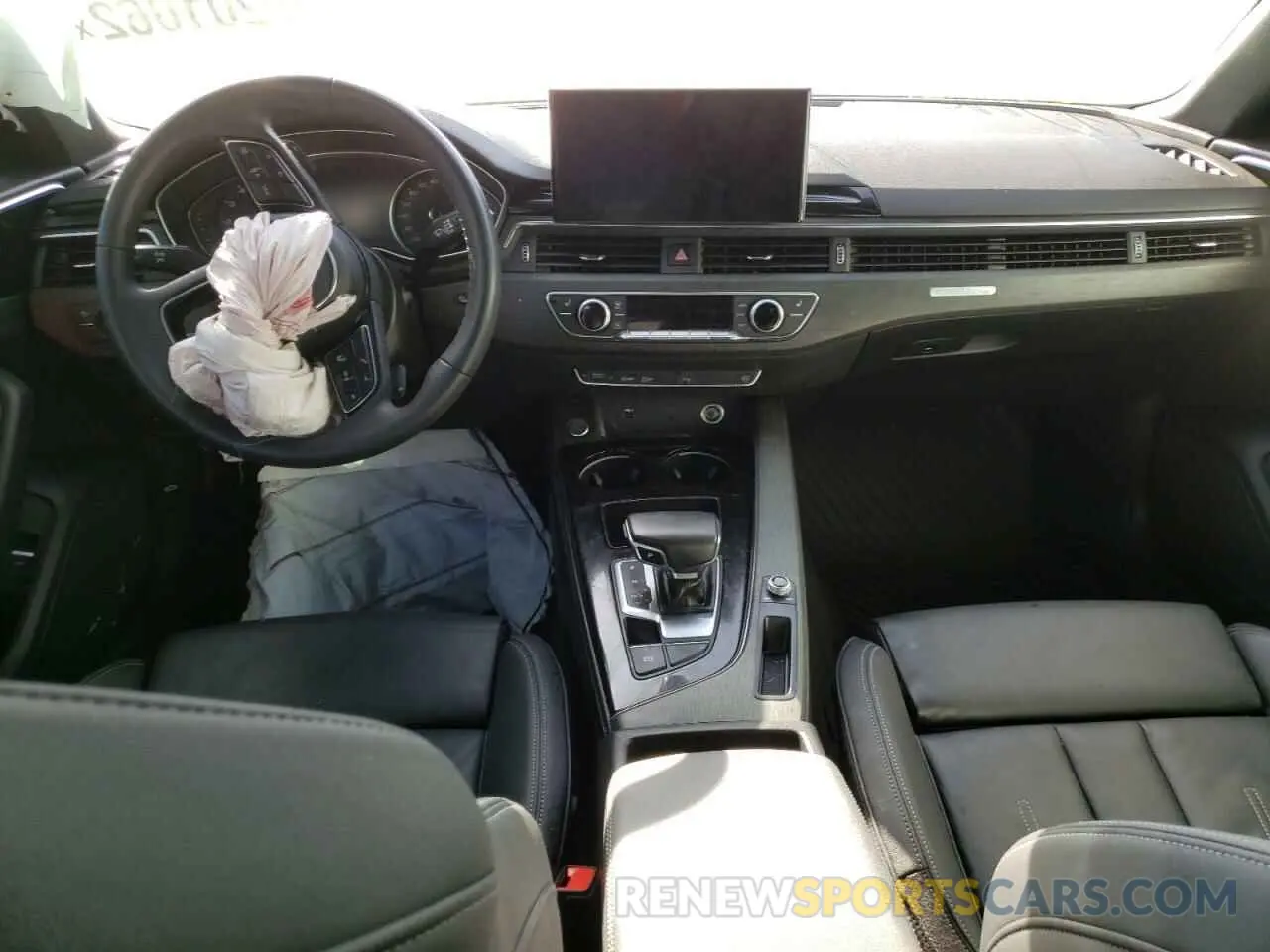 8 fotografías del automóvil dañado WAUDAAF45MA022846 AUDI A4 2021