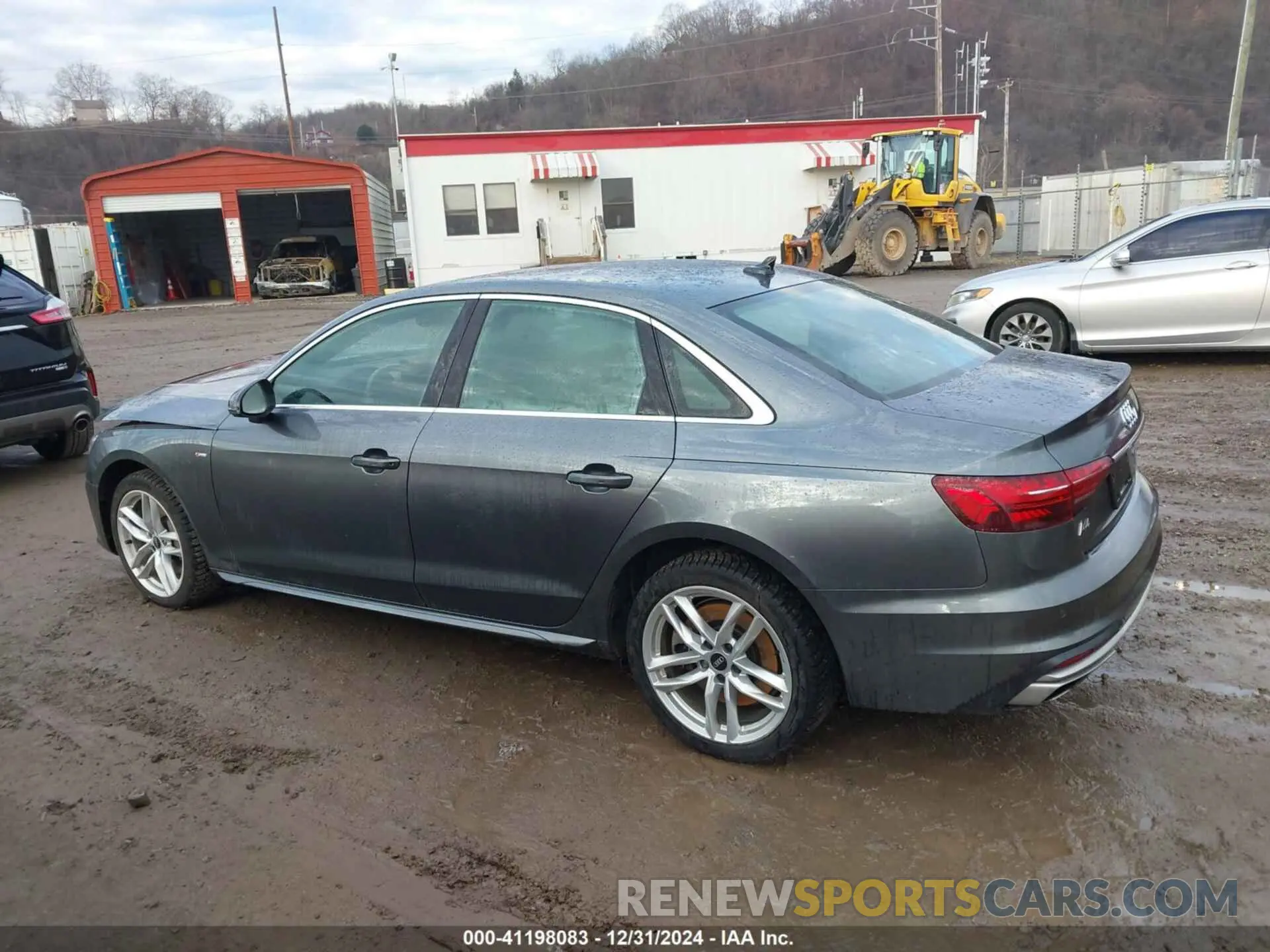 14 fotografías del automóvil dañado WAUEAAF40MN007796 AUDI A4 2021
