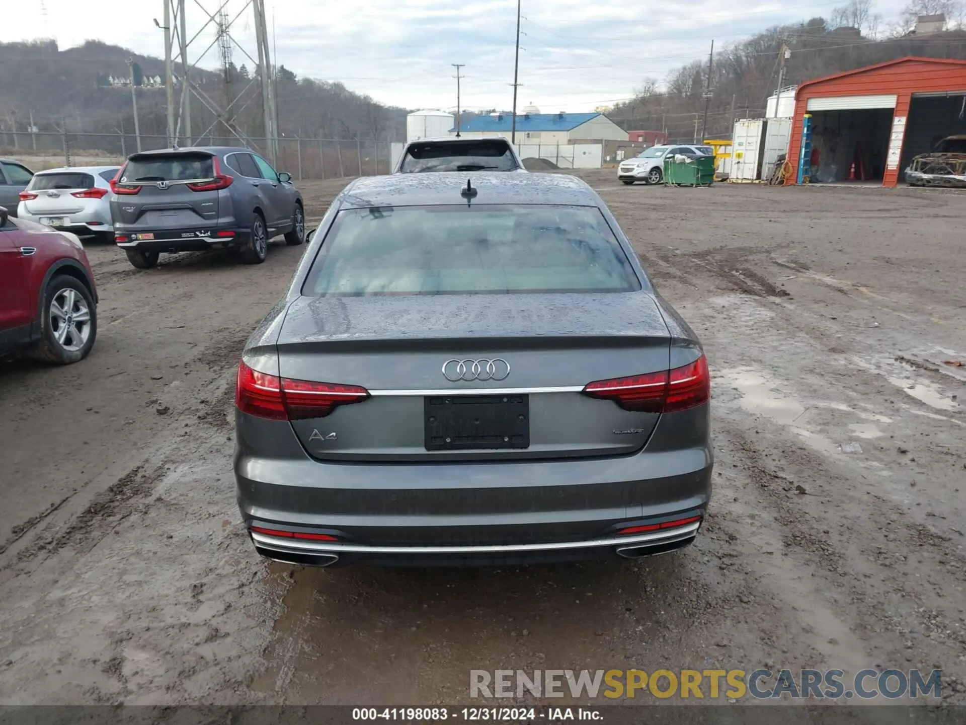 16 fotografías del automóvil dañado WAUEAAF40MN007796 AUDI A4 2021