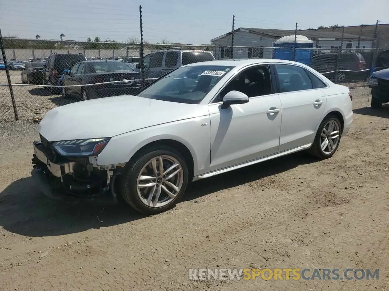 1 fotografías del automóvil dañado WAUEAAF41MA034898 AUDI A4 2021