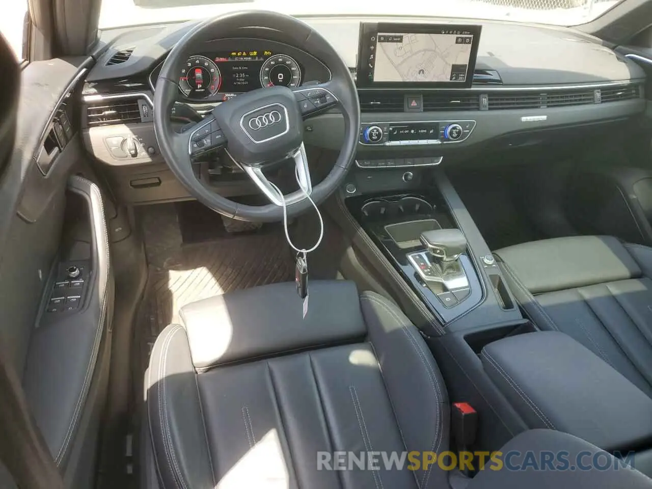 8 fotografías del automóvil dañado WAUEAAF41MA034898 AUDI A4 2021