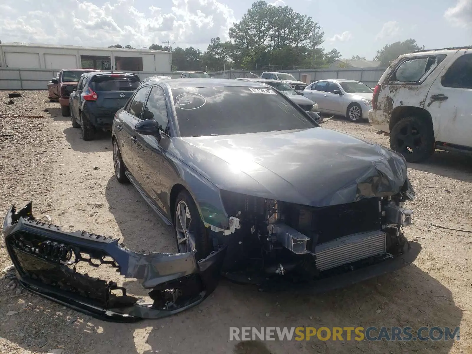 1 fotografías del automóvil dañado WAUEAAF42MA030066 AUDI A4 2021